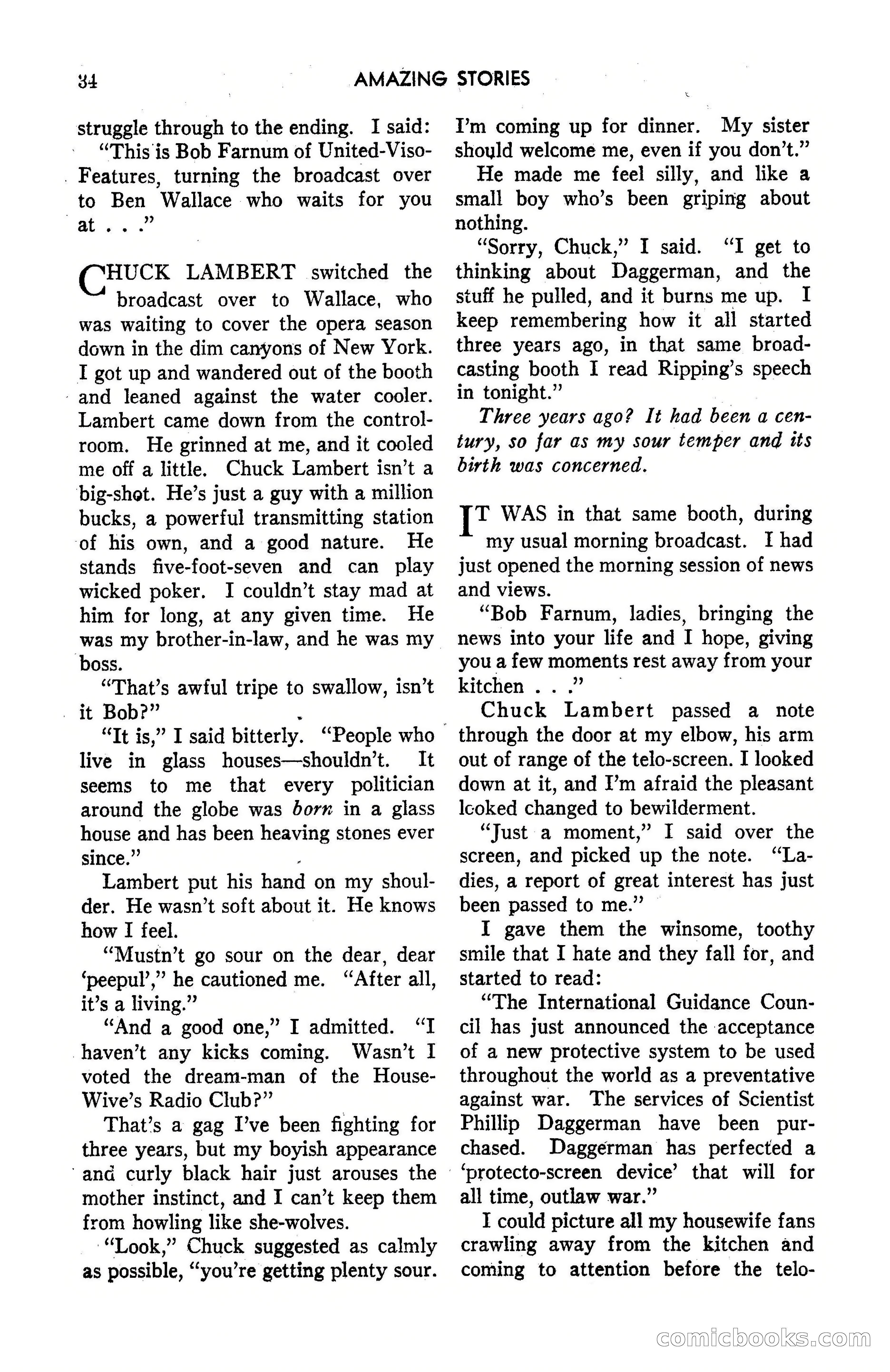 Amazing Stories, March 1947 — page 34 of 180