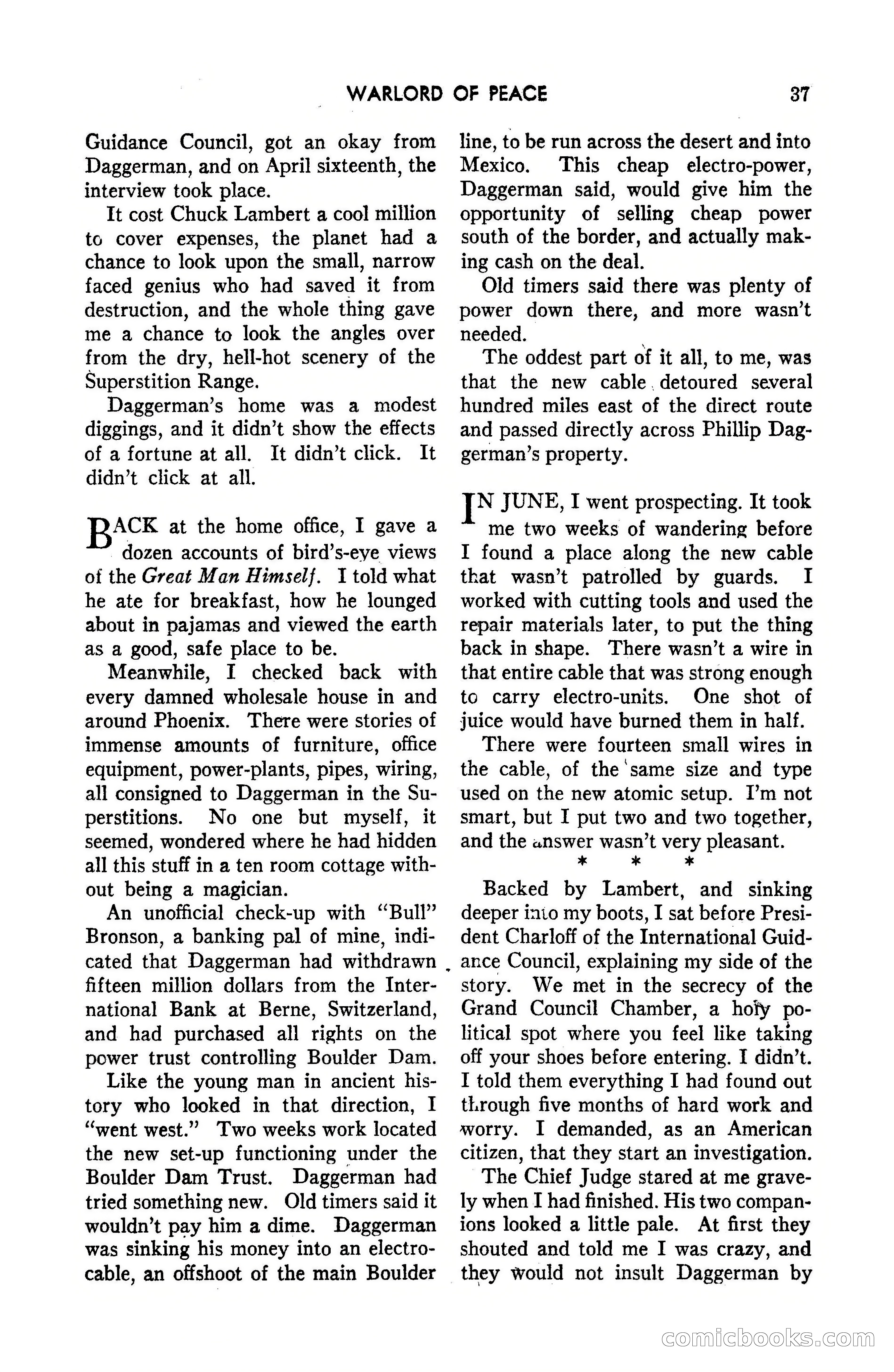 Amazing Stories, March 1947 — page 37 of 180