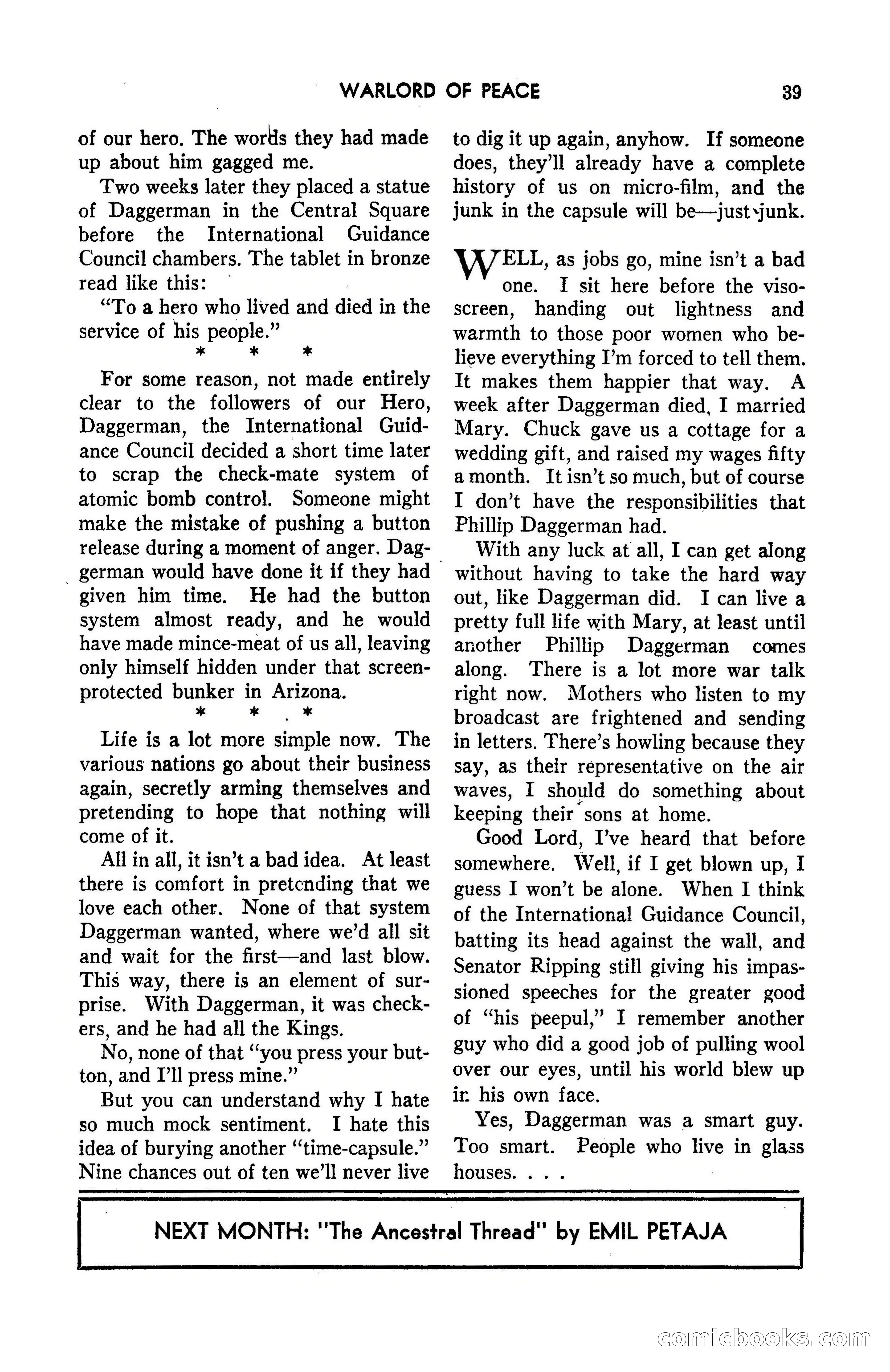 Amazing Stories, March 1947 — page 39 of 180