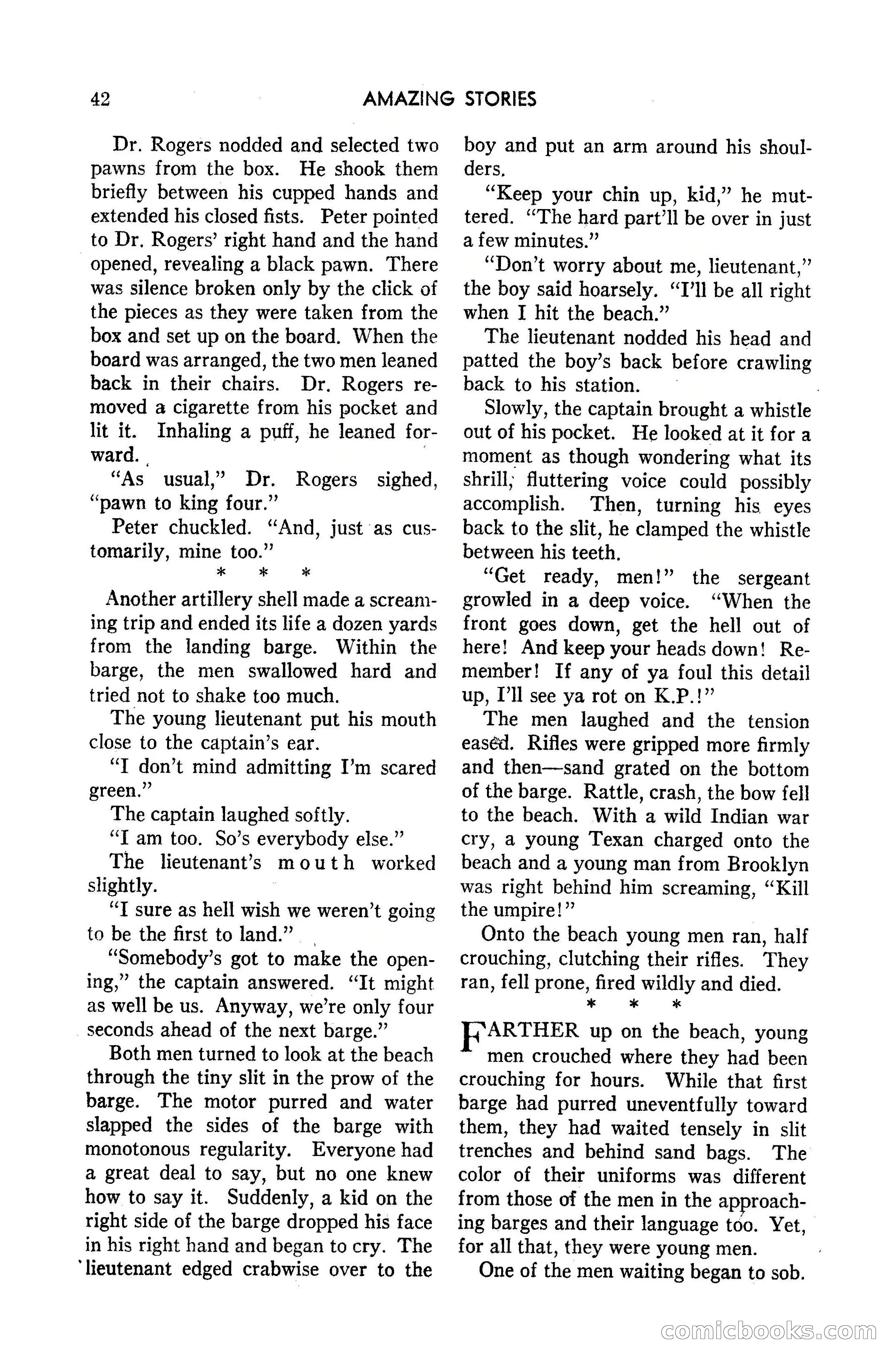 Amazing Stories, March 1947 — page 42 of 180