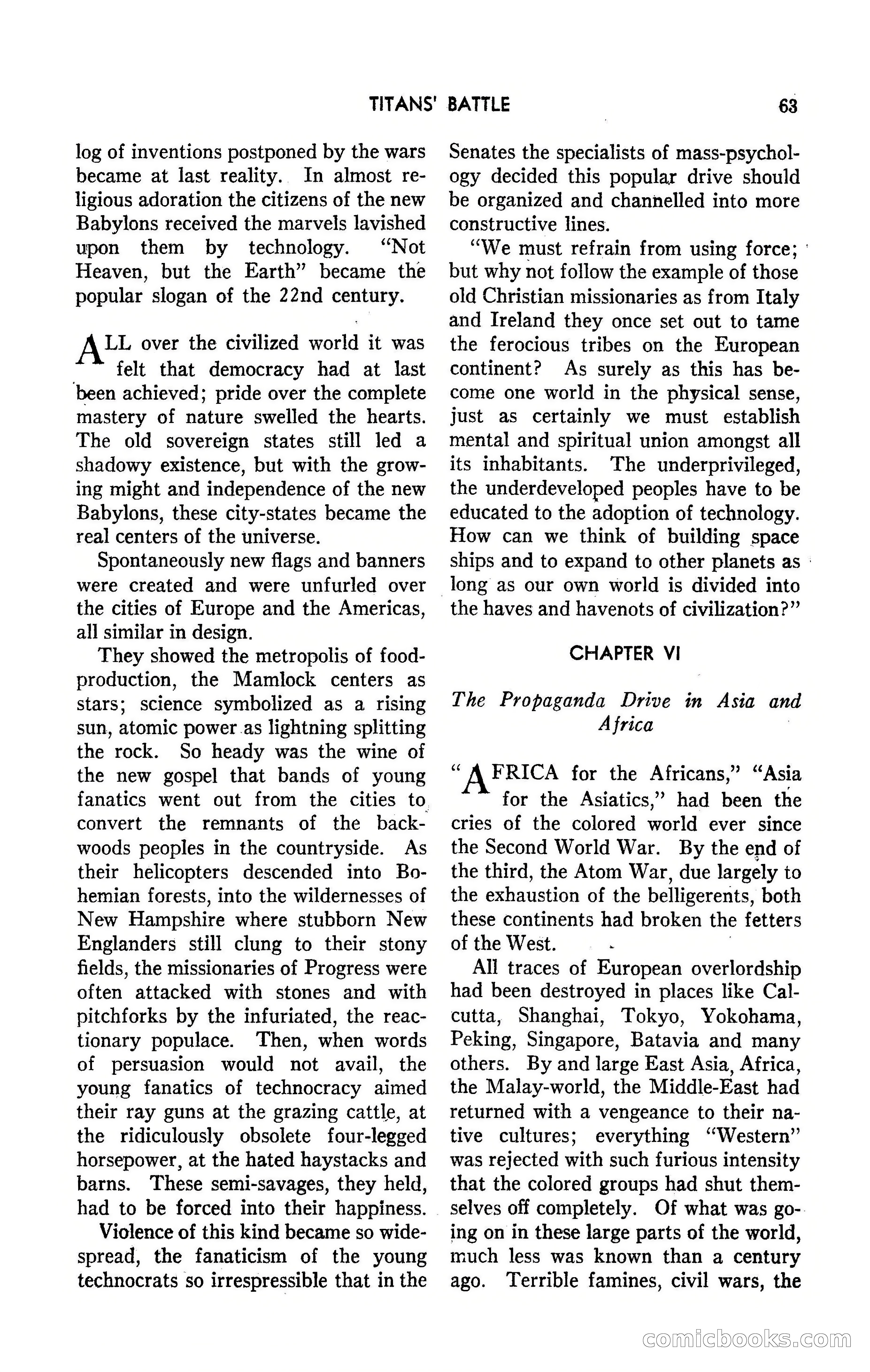 Amazing Stories, March 1947 — page 63 of 180