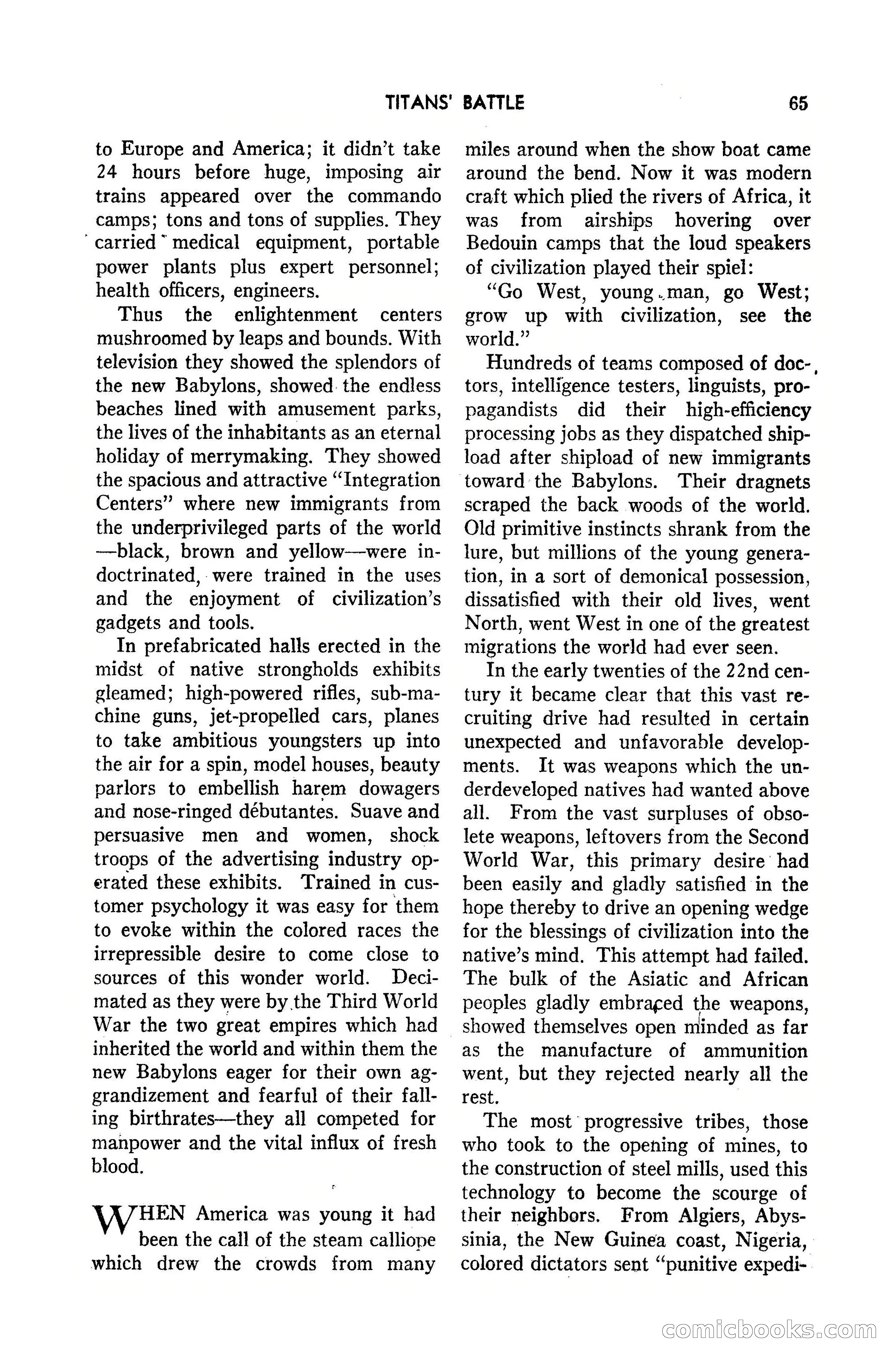 Amazing Stories, March 1947 — page 65 of 180