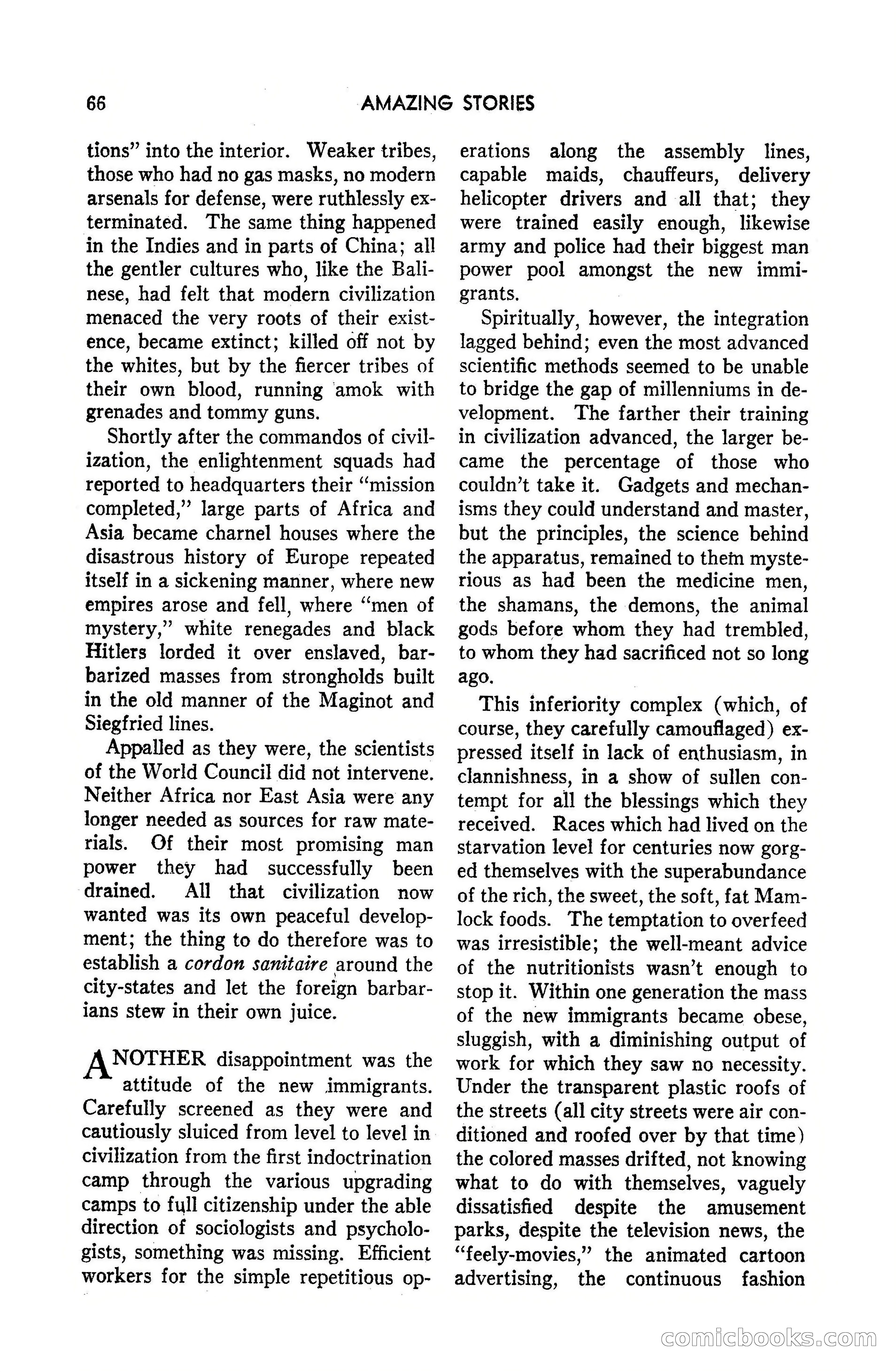 Amazing Stories, March 1947 — page 66 of 180