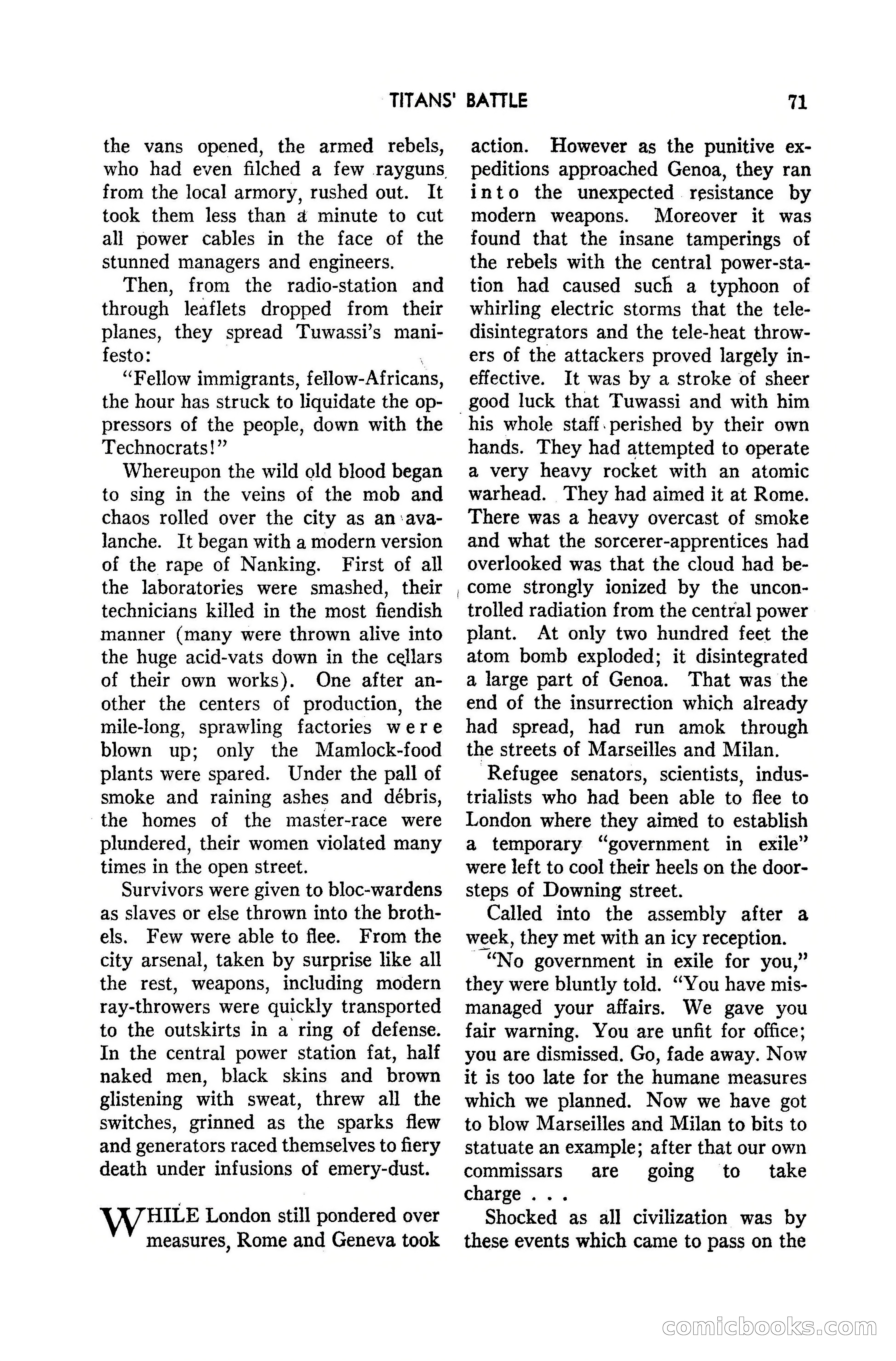 Amazing Stories, March 1947 — page 71 of 180