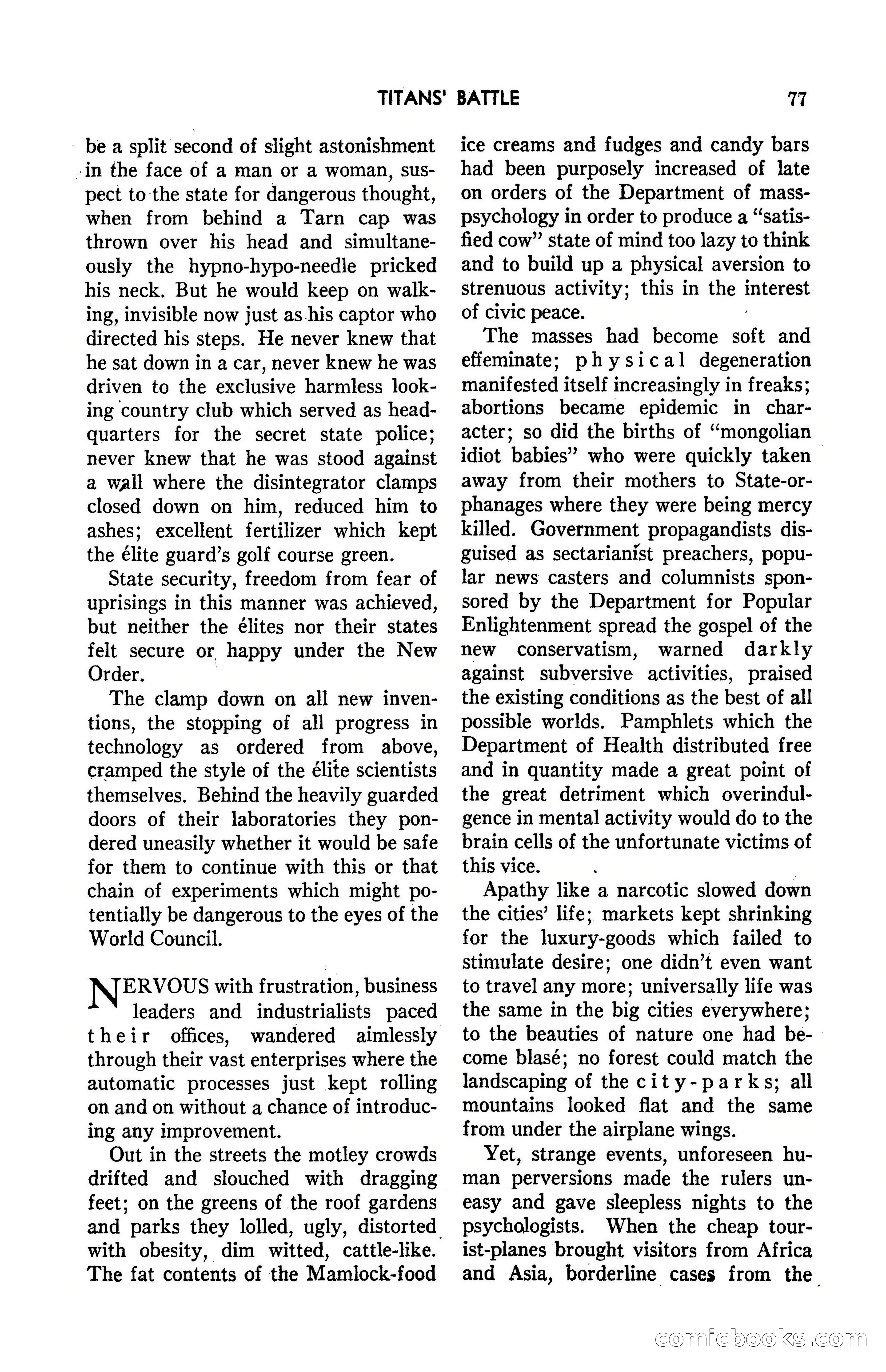 Amazing Stories, March 1947 — page 77 of 180
