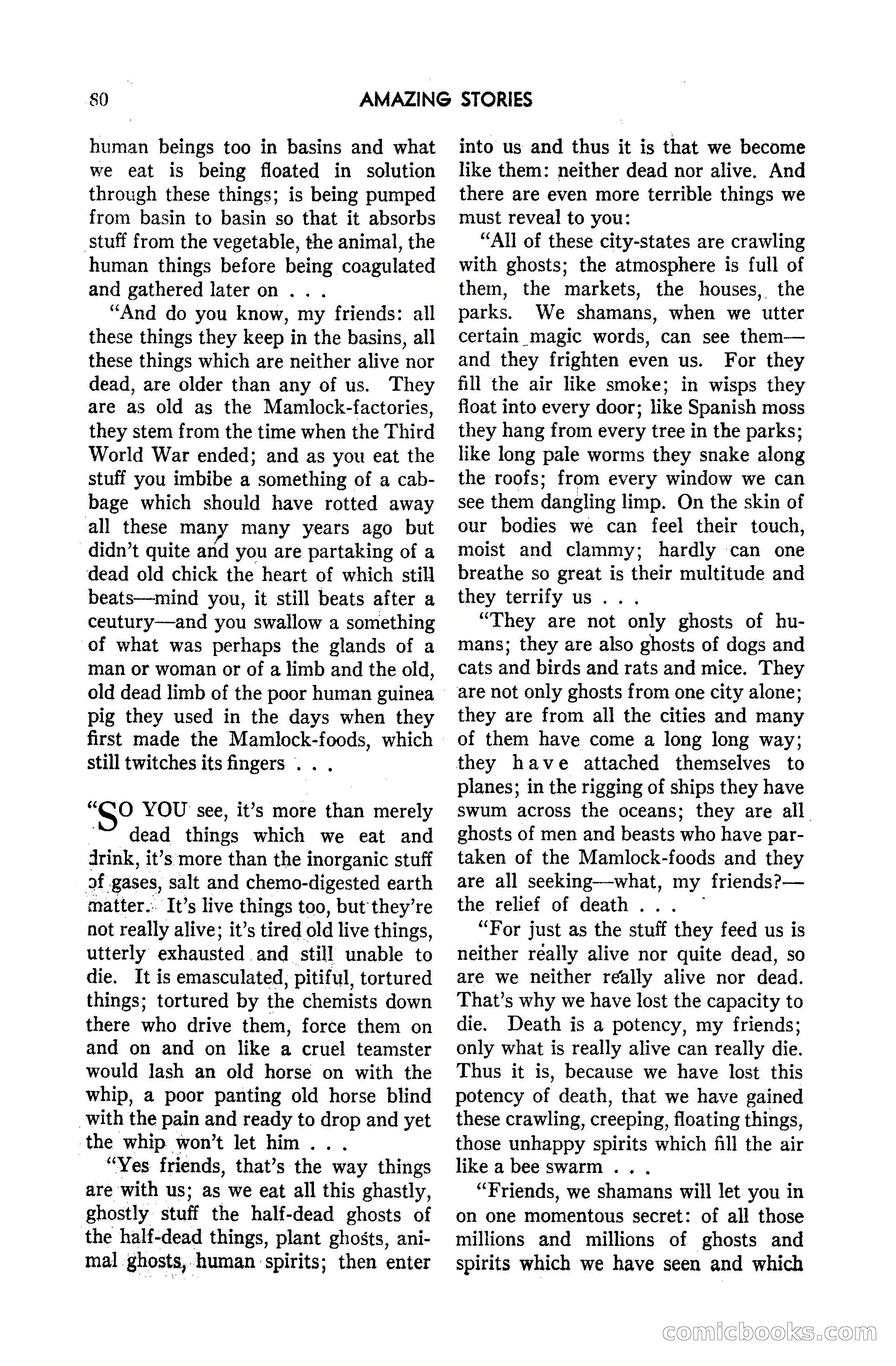 Amazing Stories, March 1947 — page 80 of 180