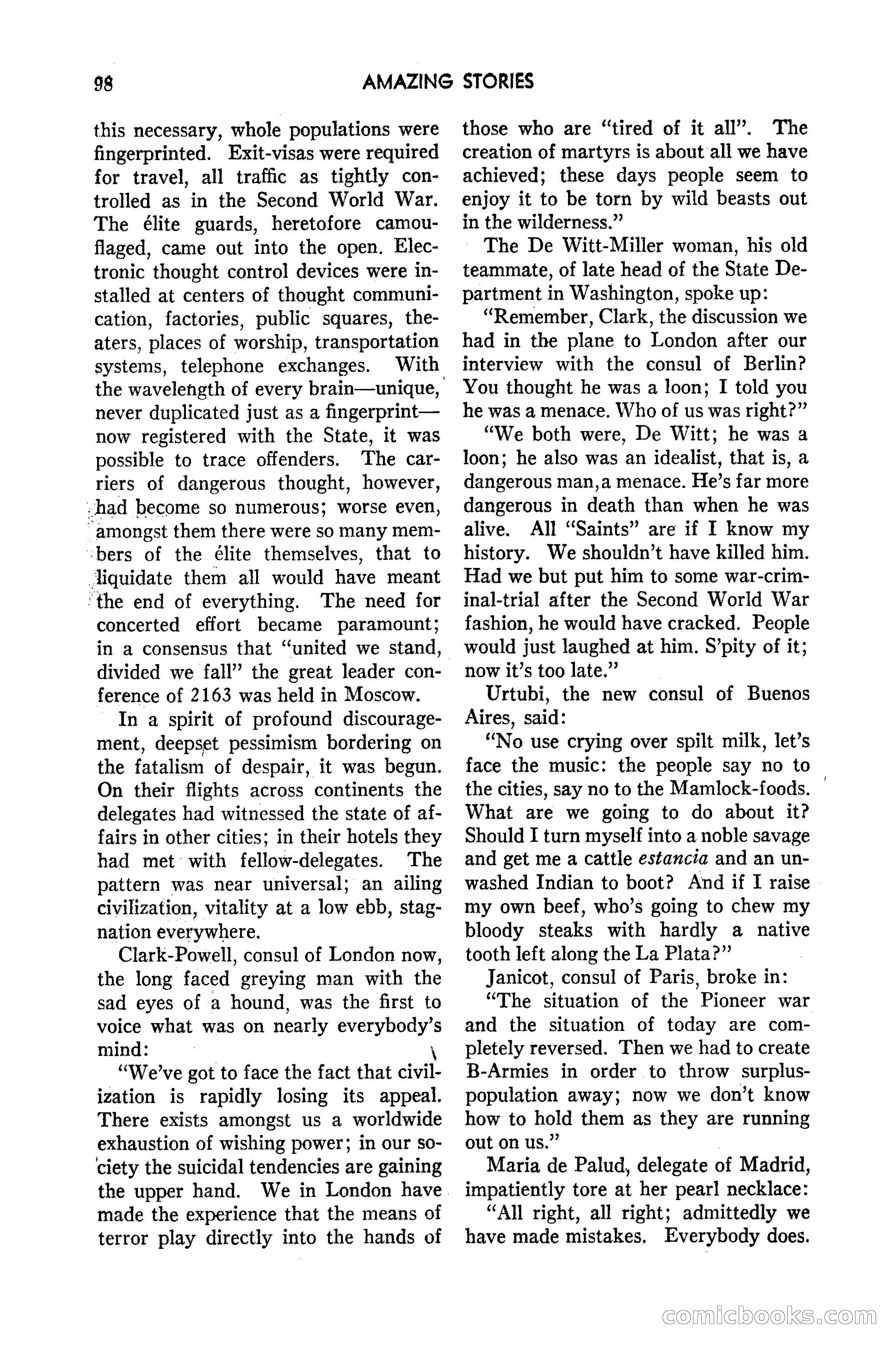 Amazing Stories, March 1947 — page 98 of 180