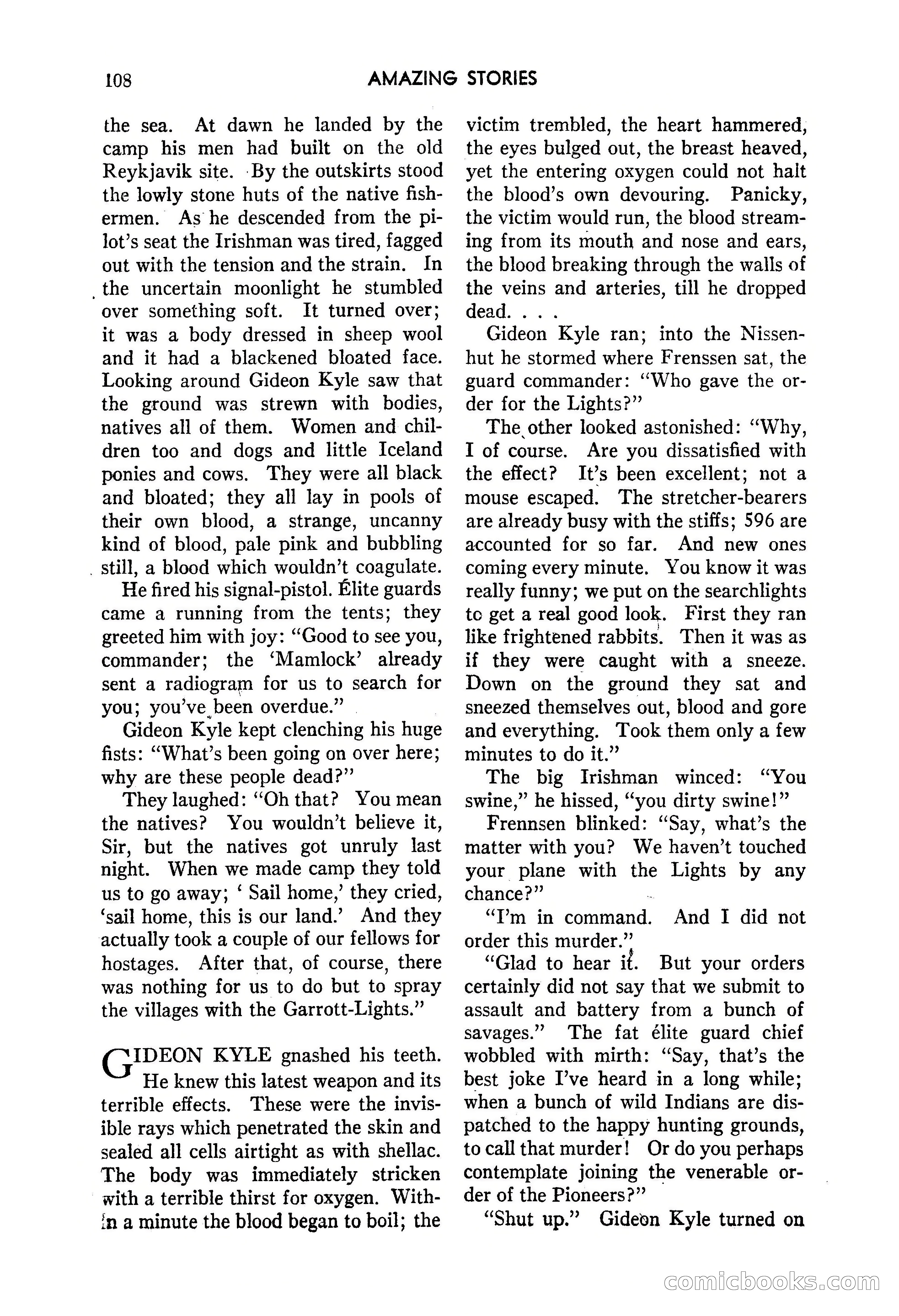 Amazing Stories, March 1947 — page 108 of 180