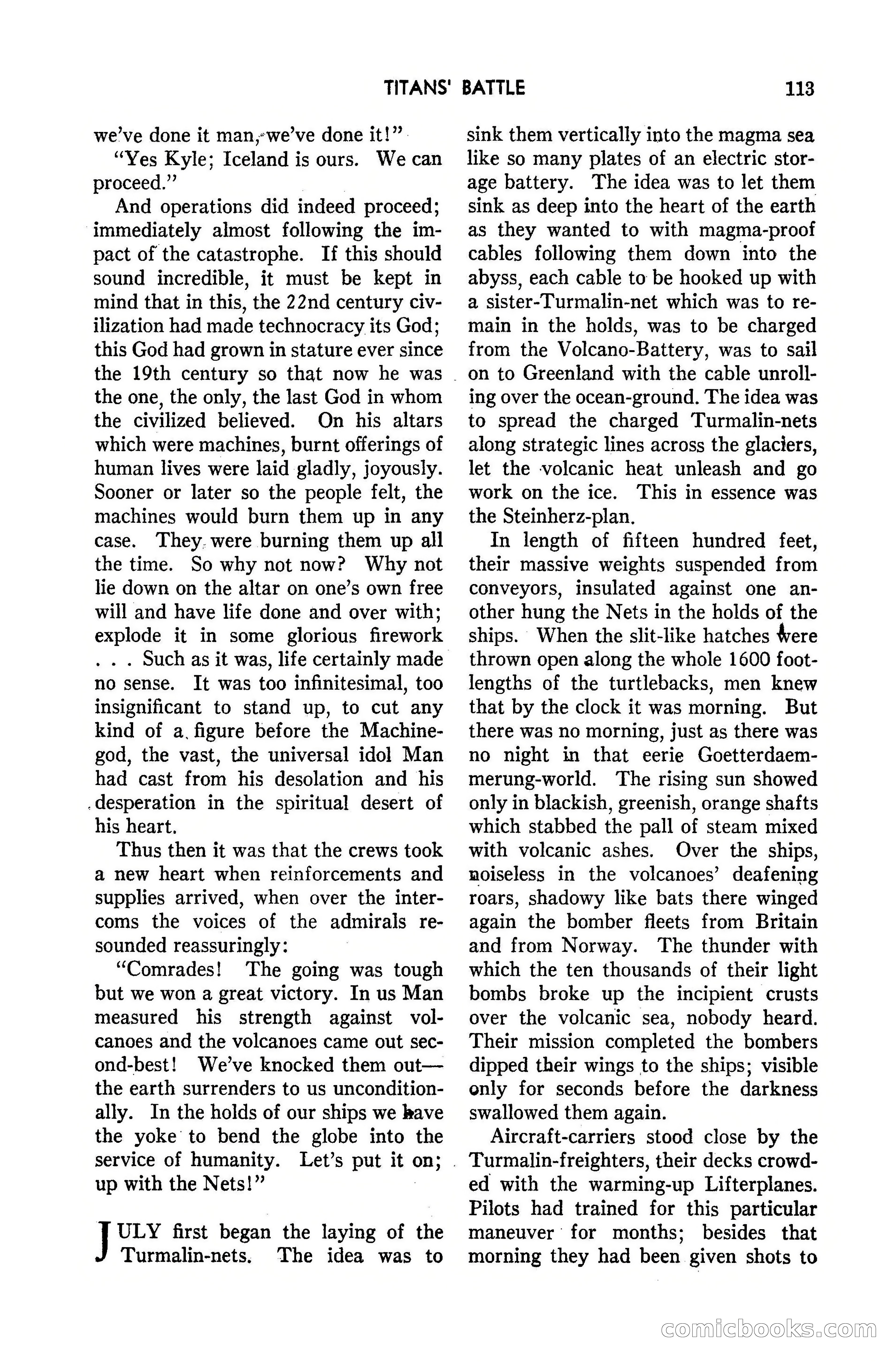 Amazing Stories, March 1947 — page 113 of 180