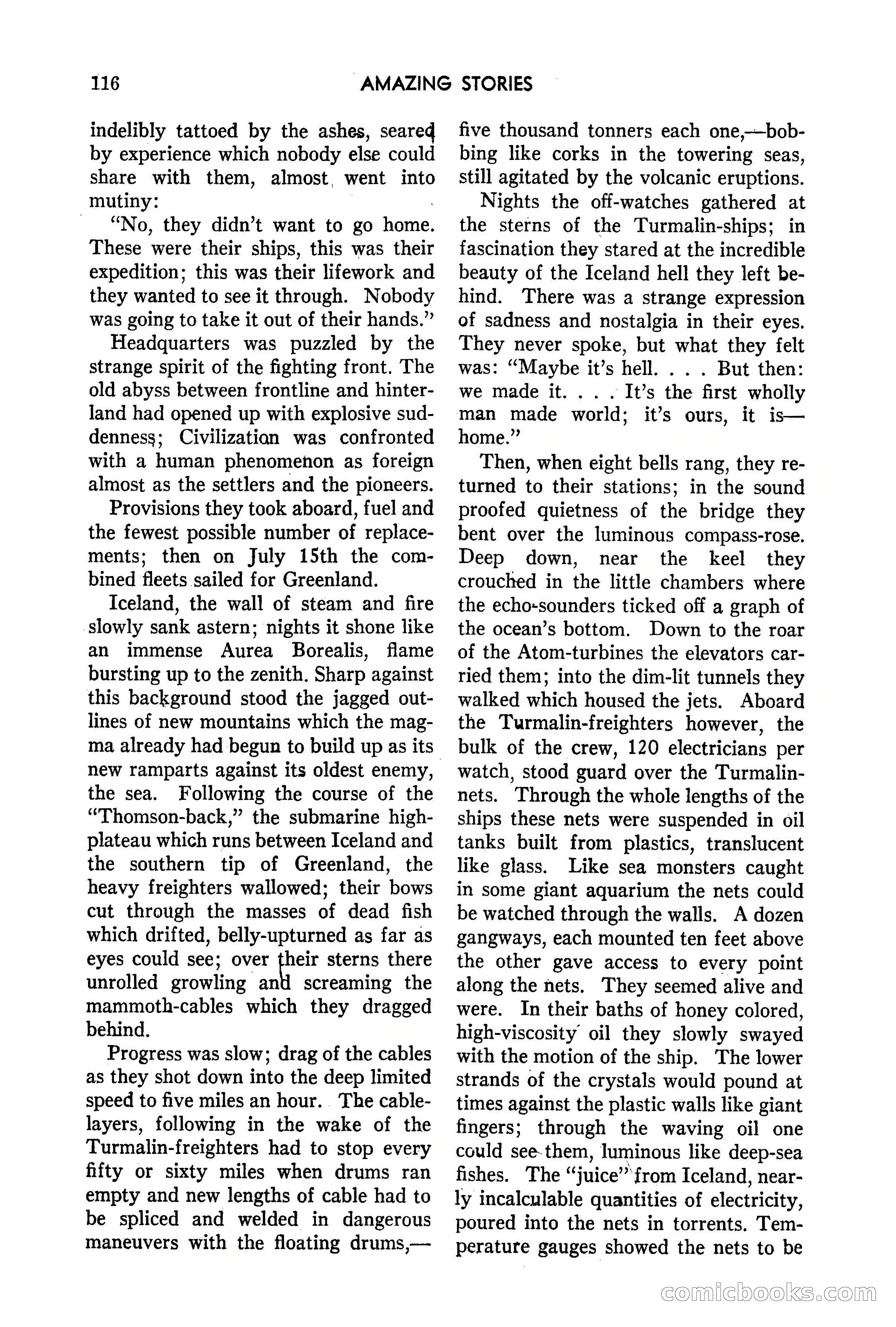 Amazing Stories, March 1947 — page 116 of 180