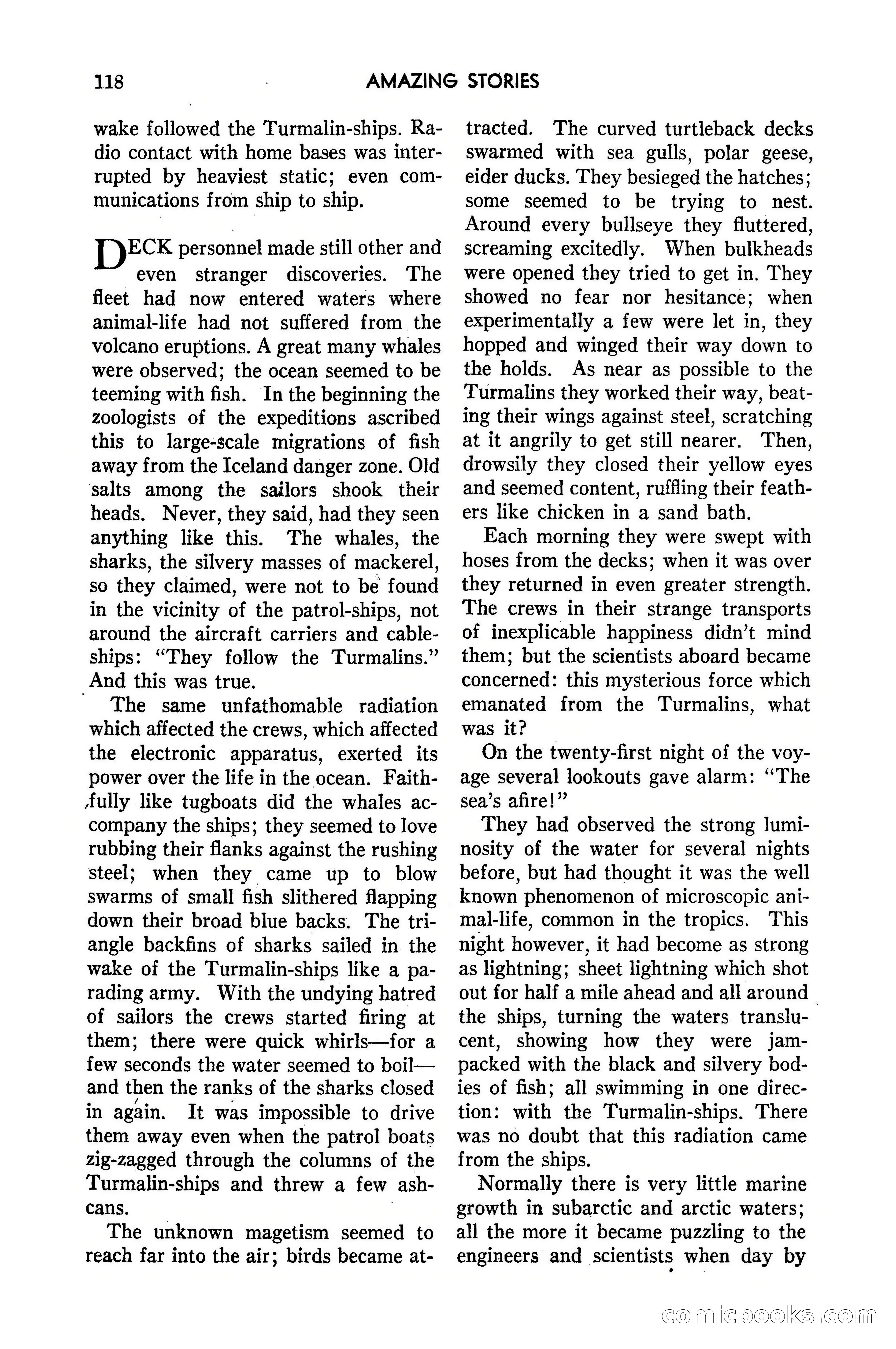 Amazing Stories, March 1947 — page 118 of 180