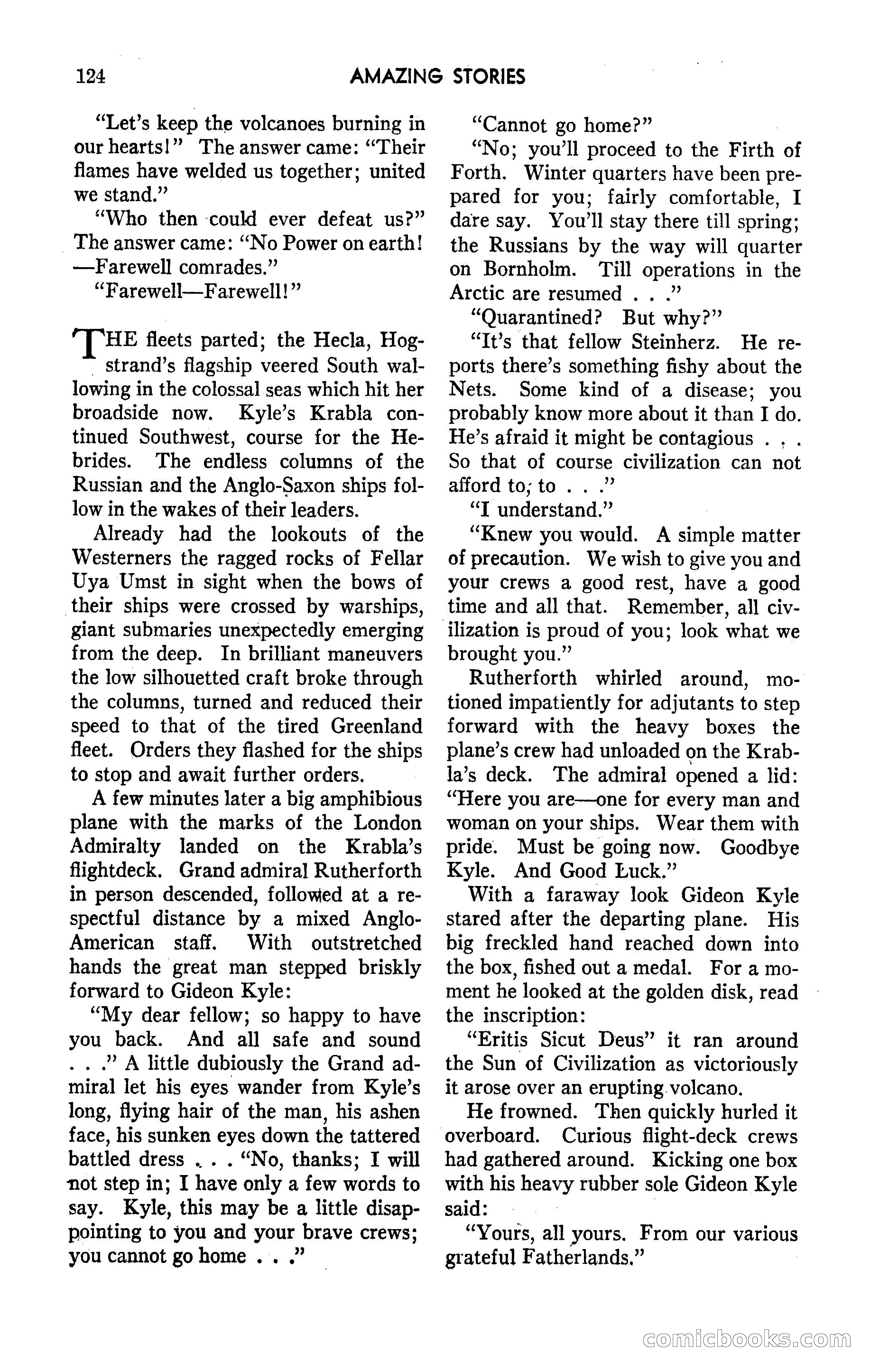 Amazing Stories, March 1947 — page 124 of 180