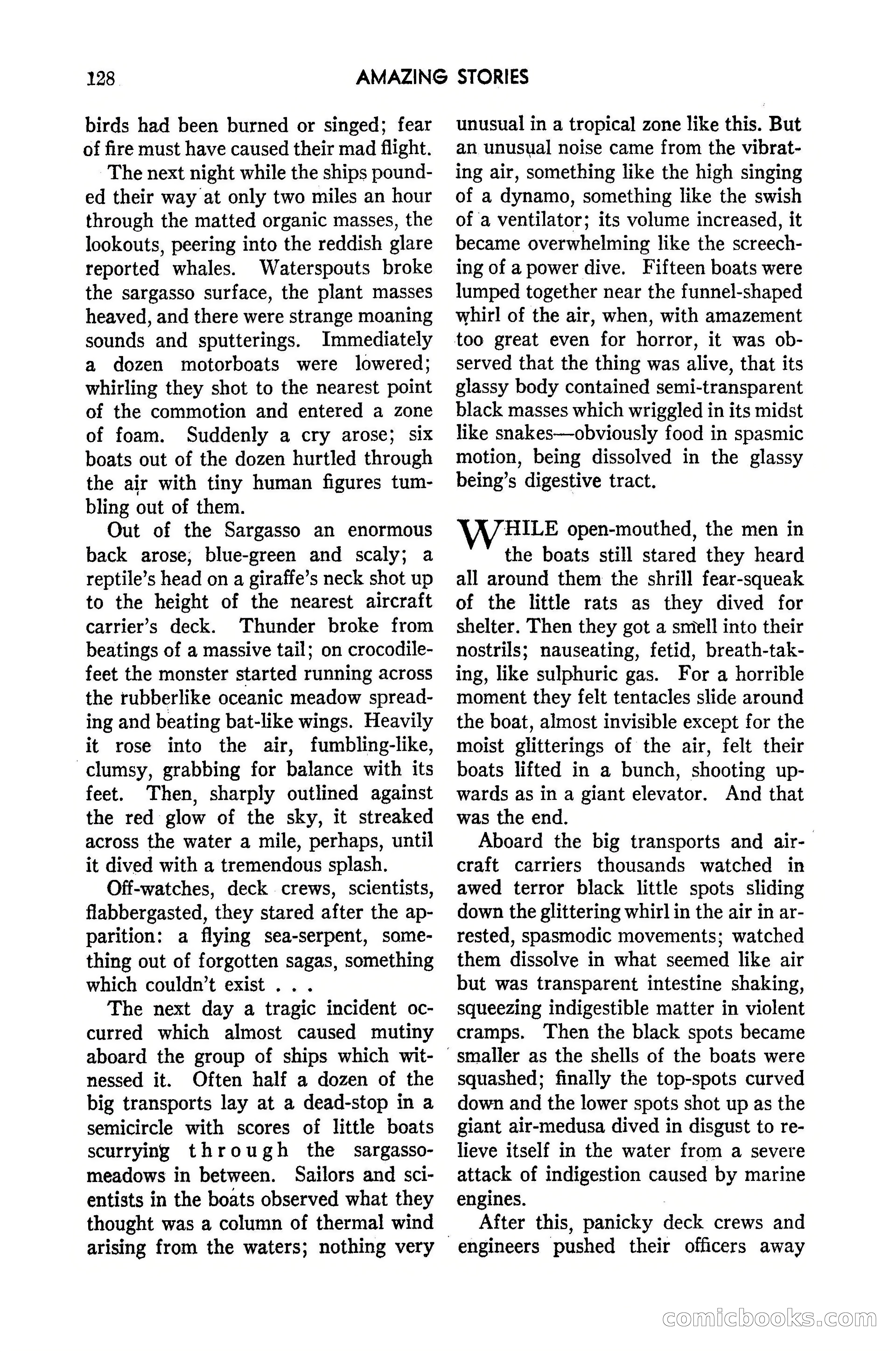 Amazing Stories, March 1947 — page 128 of 180