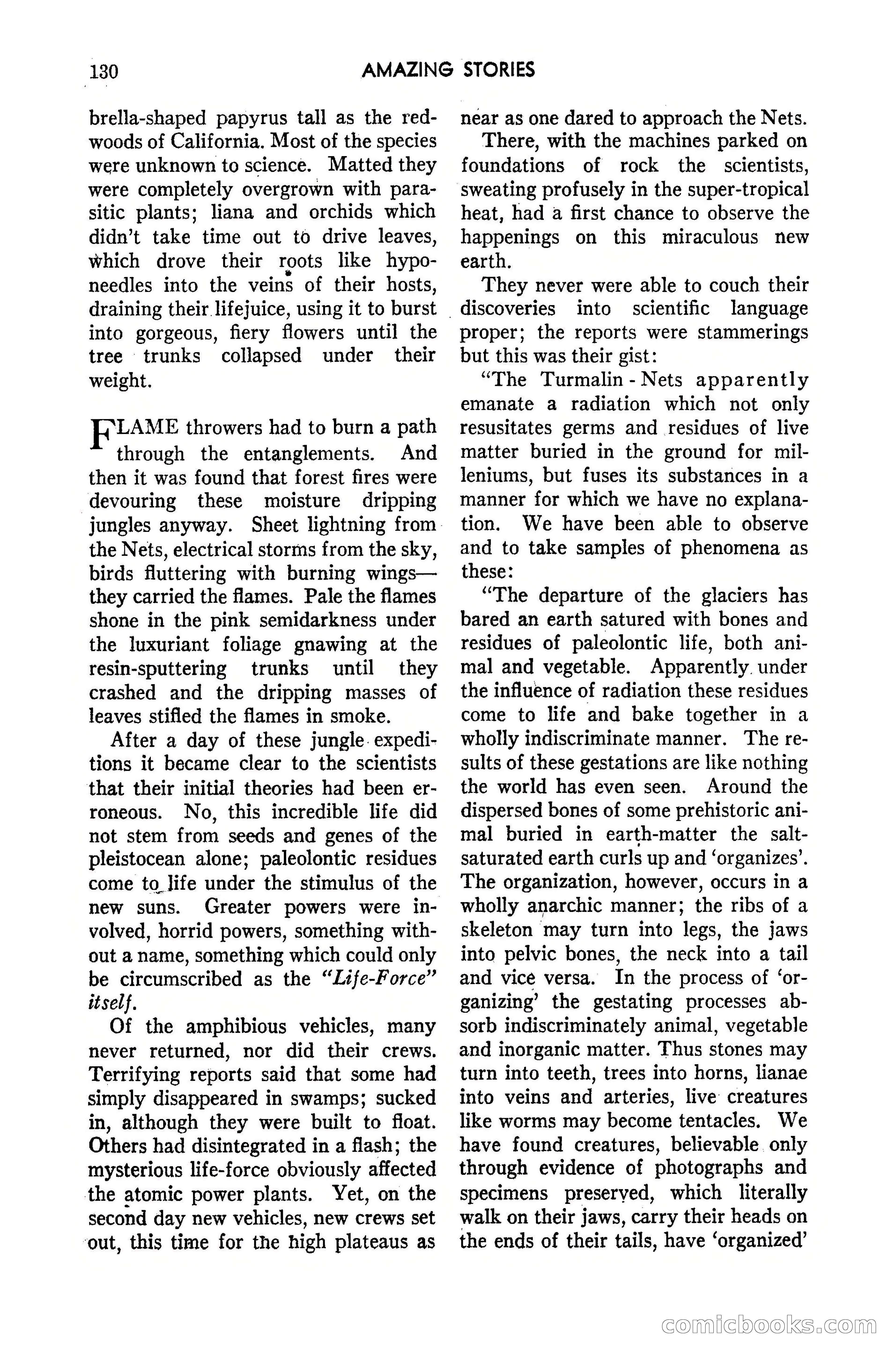Amazing Stories, March 1947 — page 130 of 180