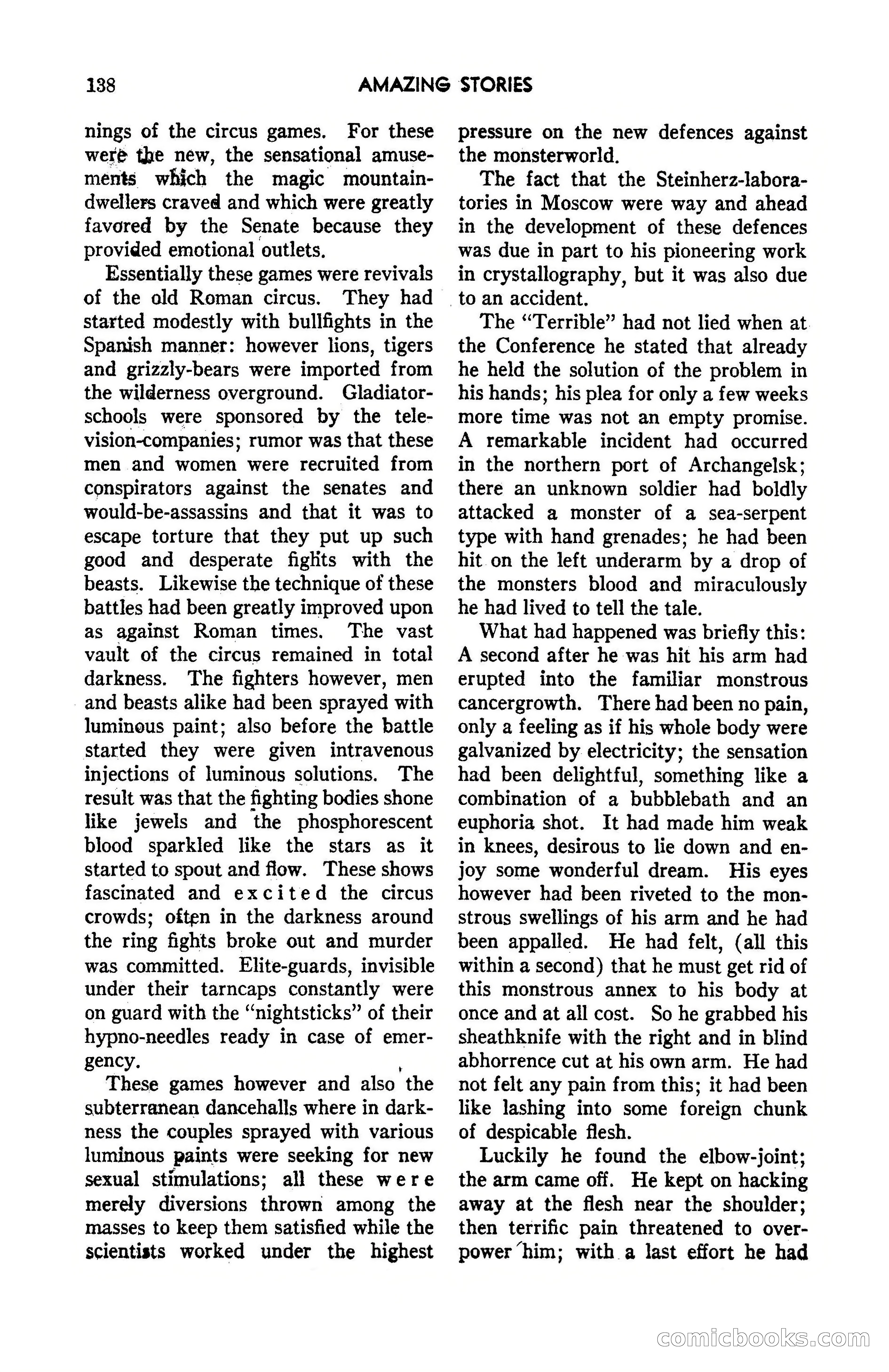 Amazing Stories, March 1947 — page 138 of 180