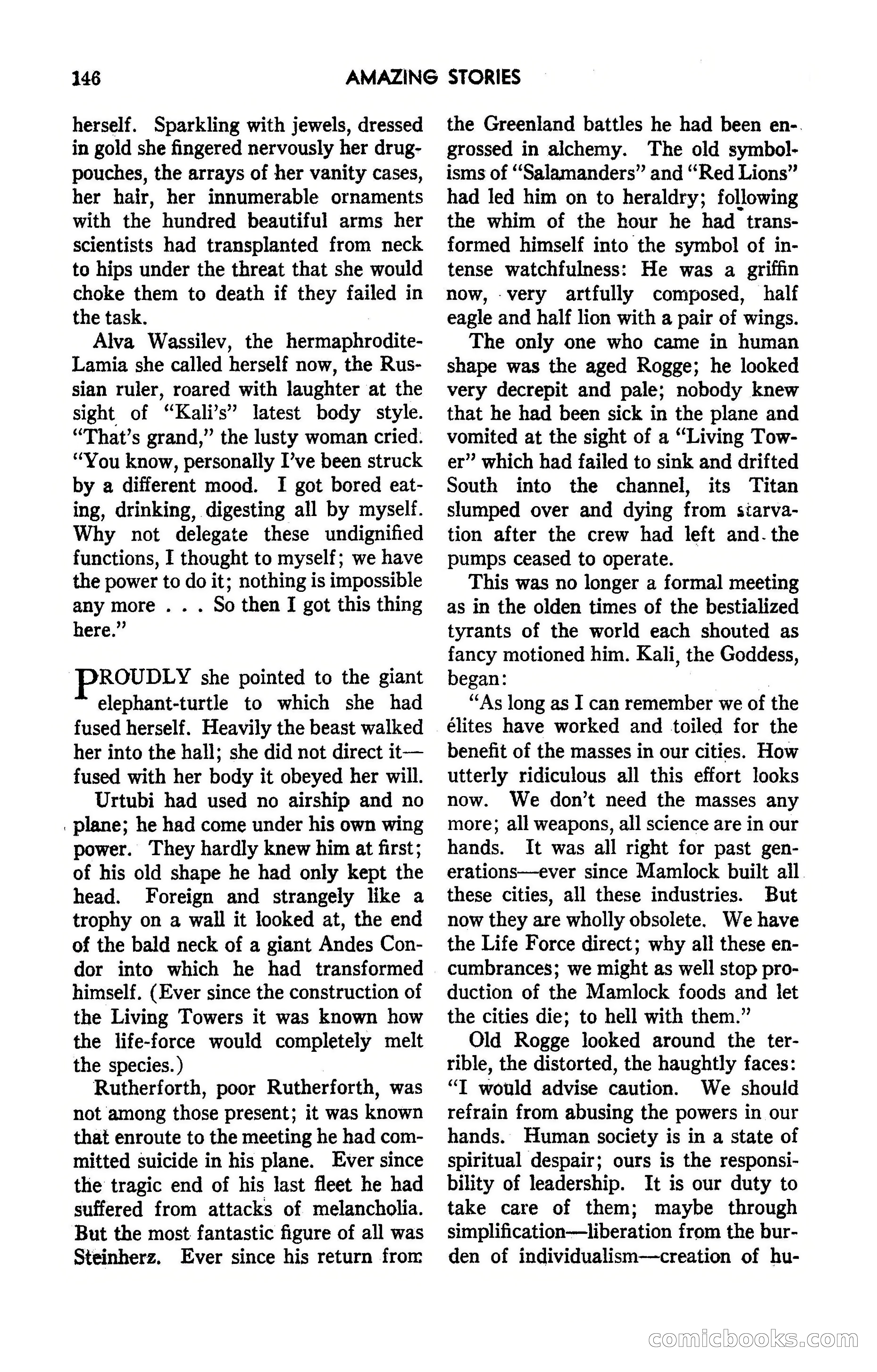 Amazing Stories, March 1947 — page 146 of 180
