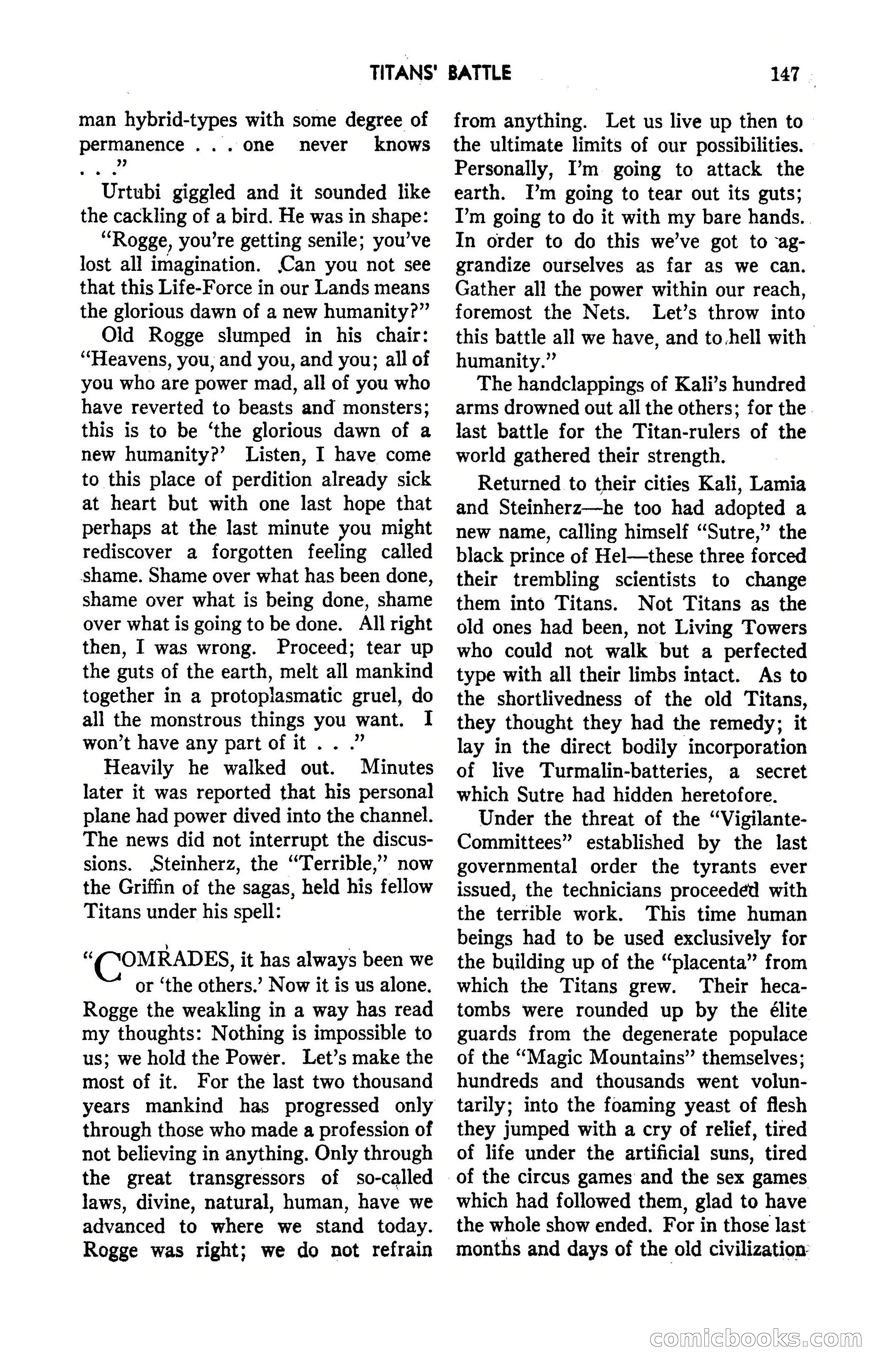 Amazing Stories, March 1947 — page 147 of 180