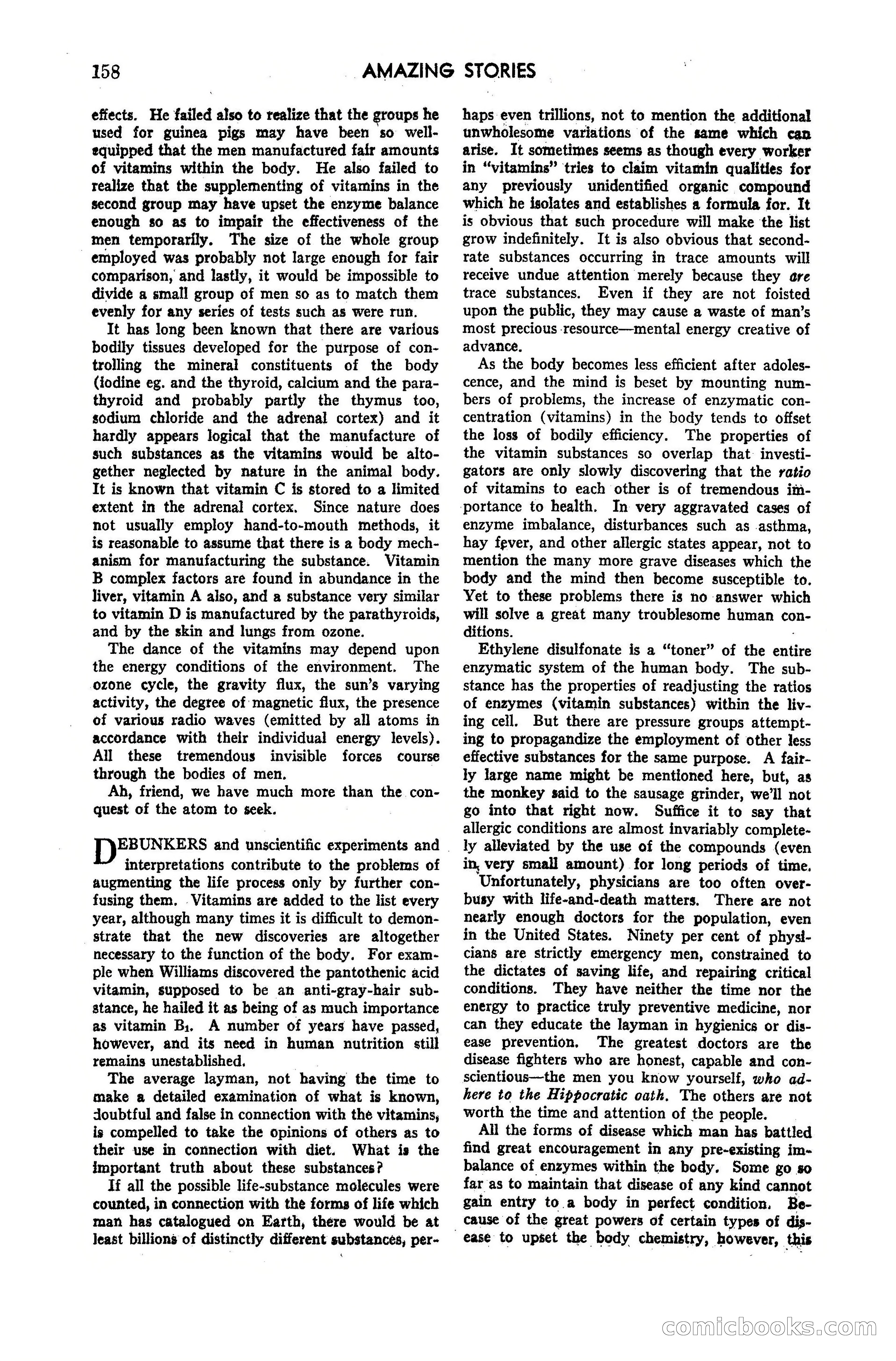Amazing Stories, March 1947 — page 158 of 180