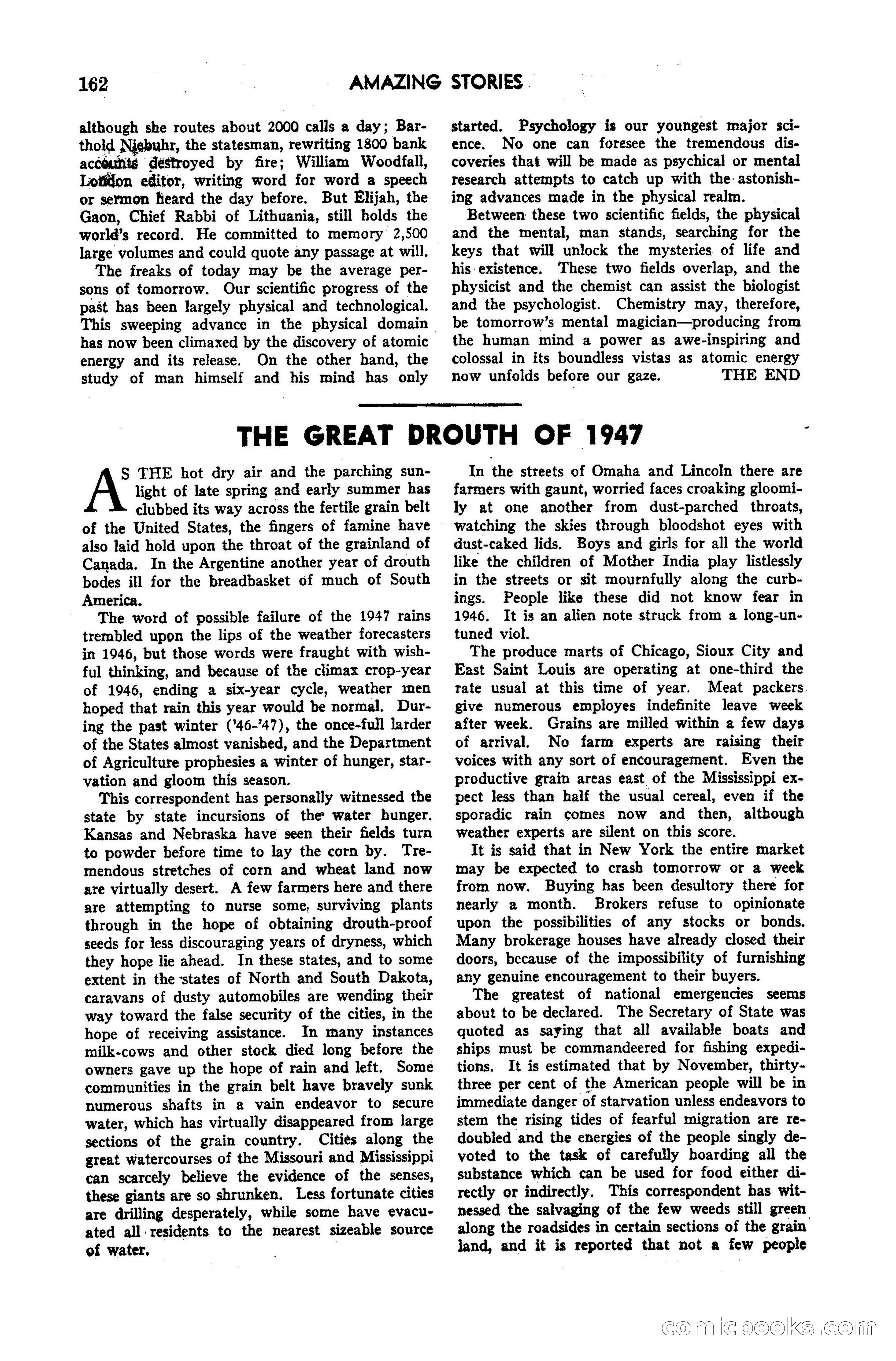 Amazing Stories, March 1947 — page 162 of 180