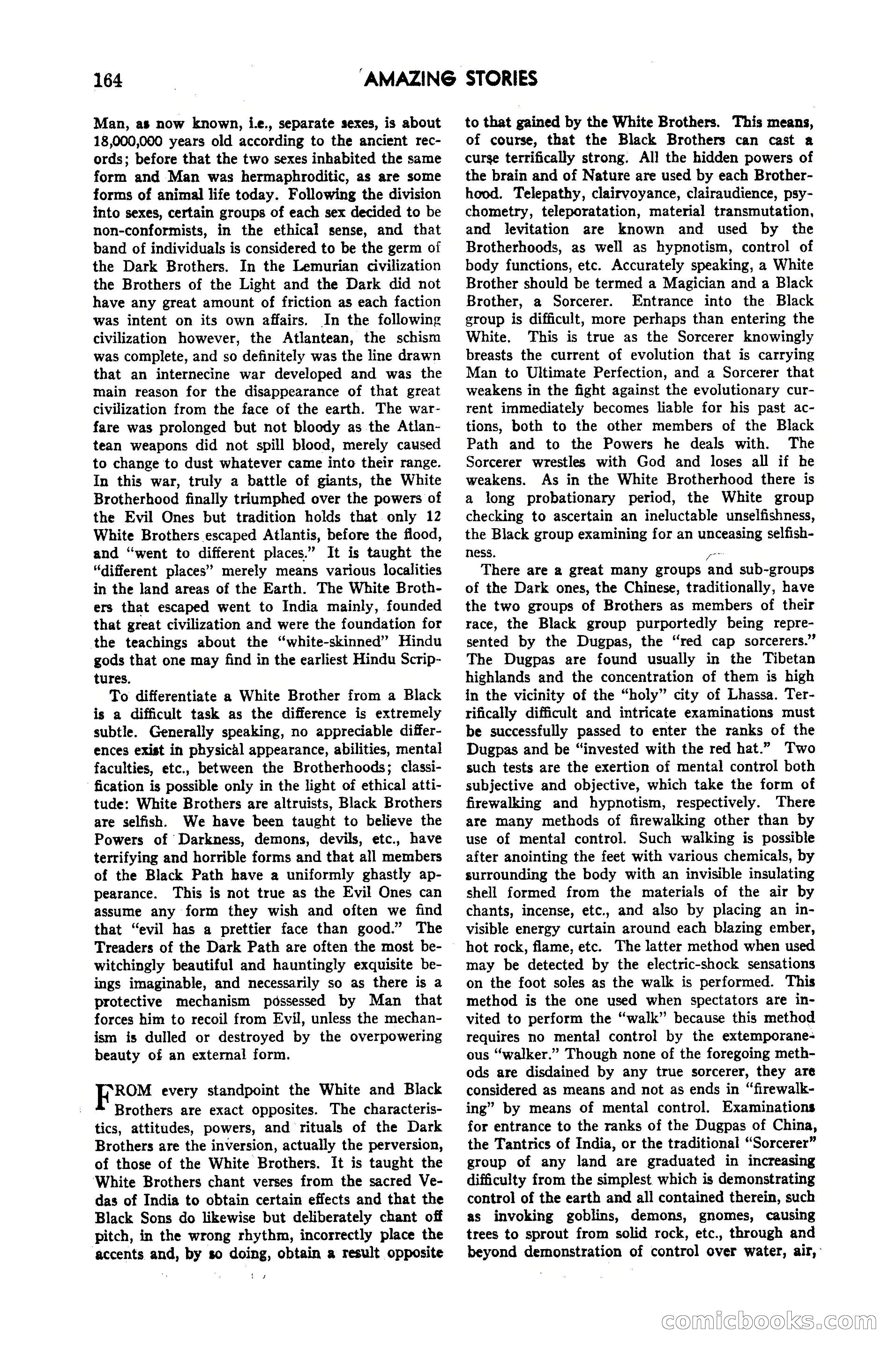 Amazing Stories, March 1947 — page 164 of 180