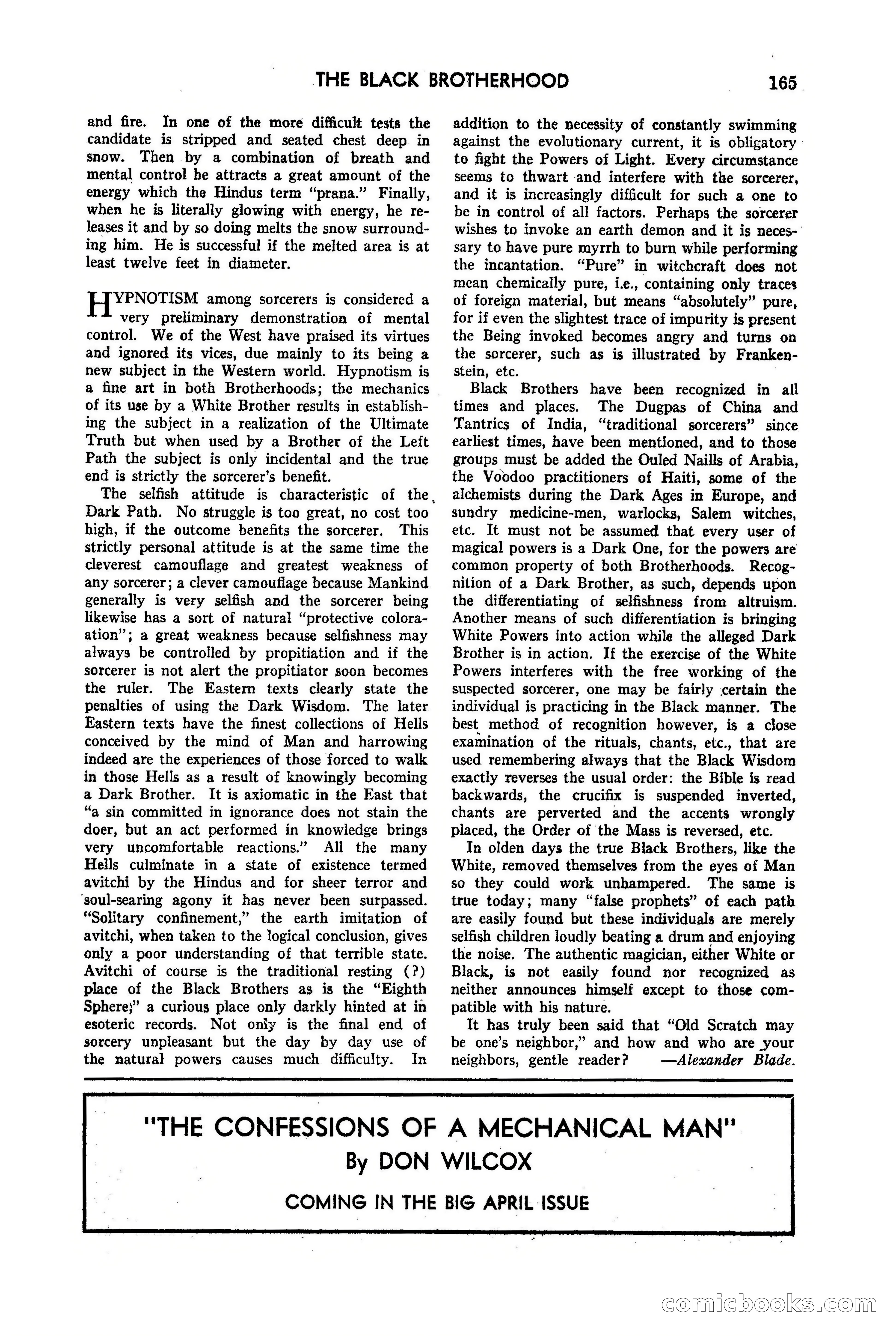 Amazing Stories, March 1947 — page 165 of 180