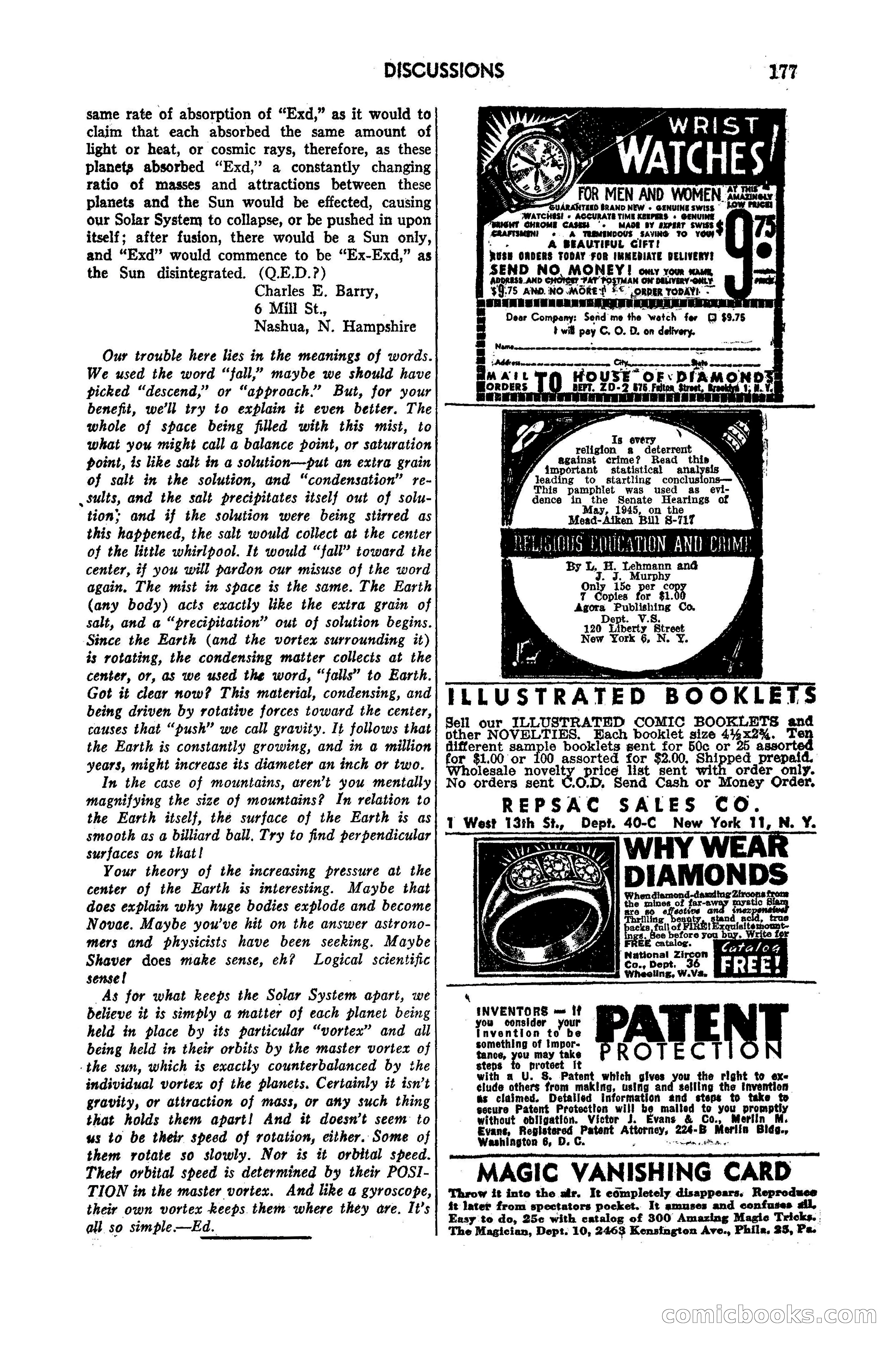Amazing Stories, March 1947 — page 177 of 180