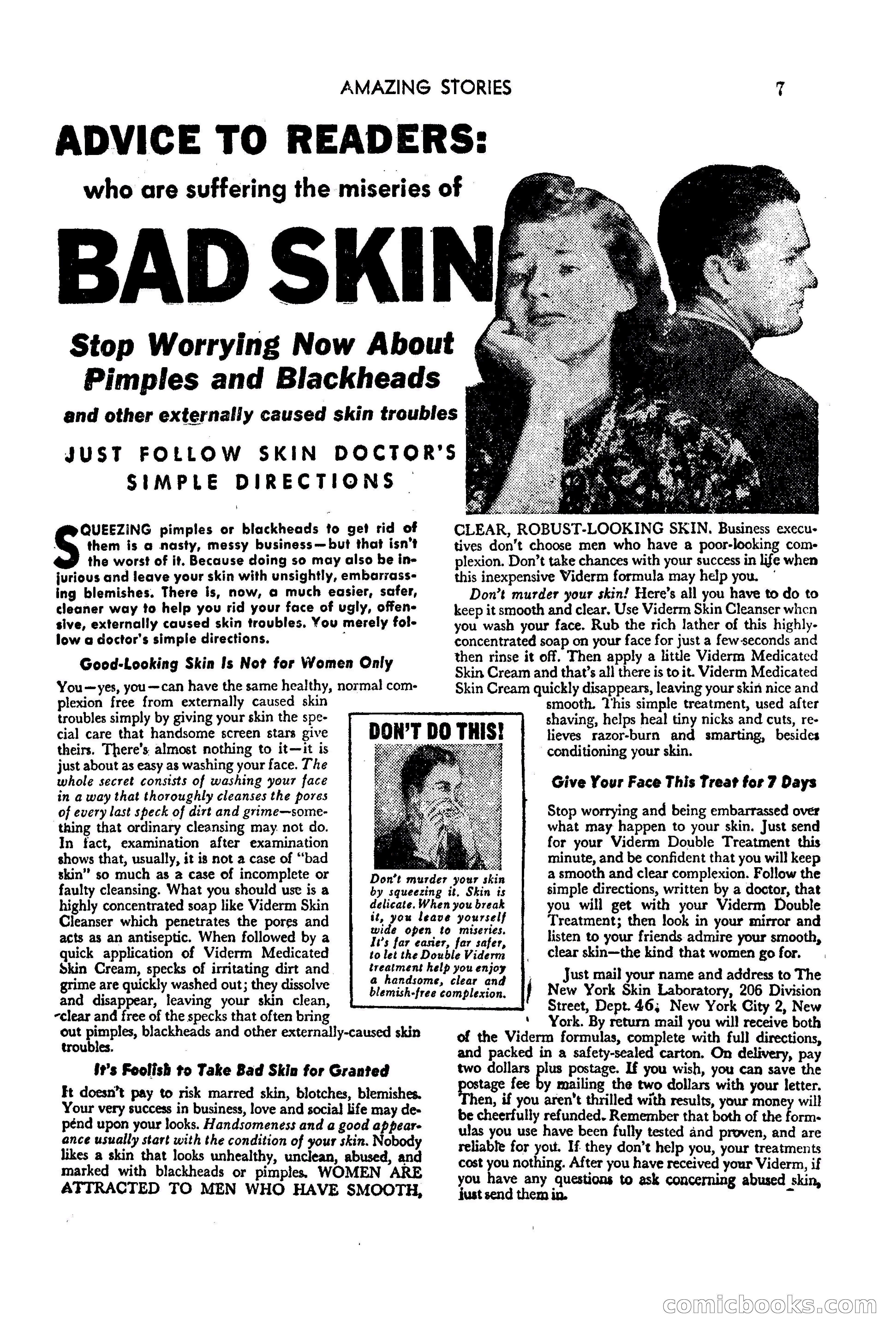 Amazing Stories, May 1947 — page 7 of 180