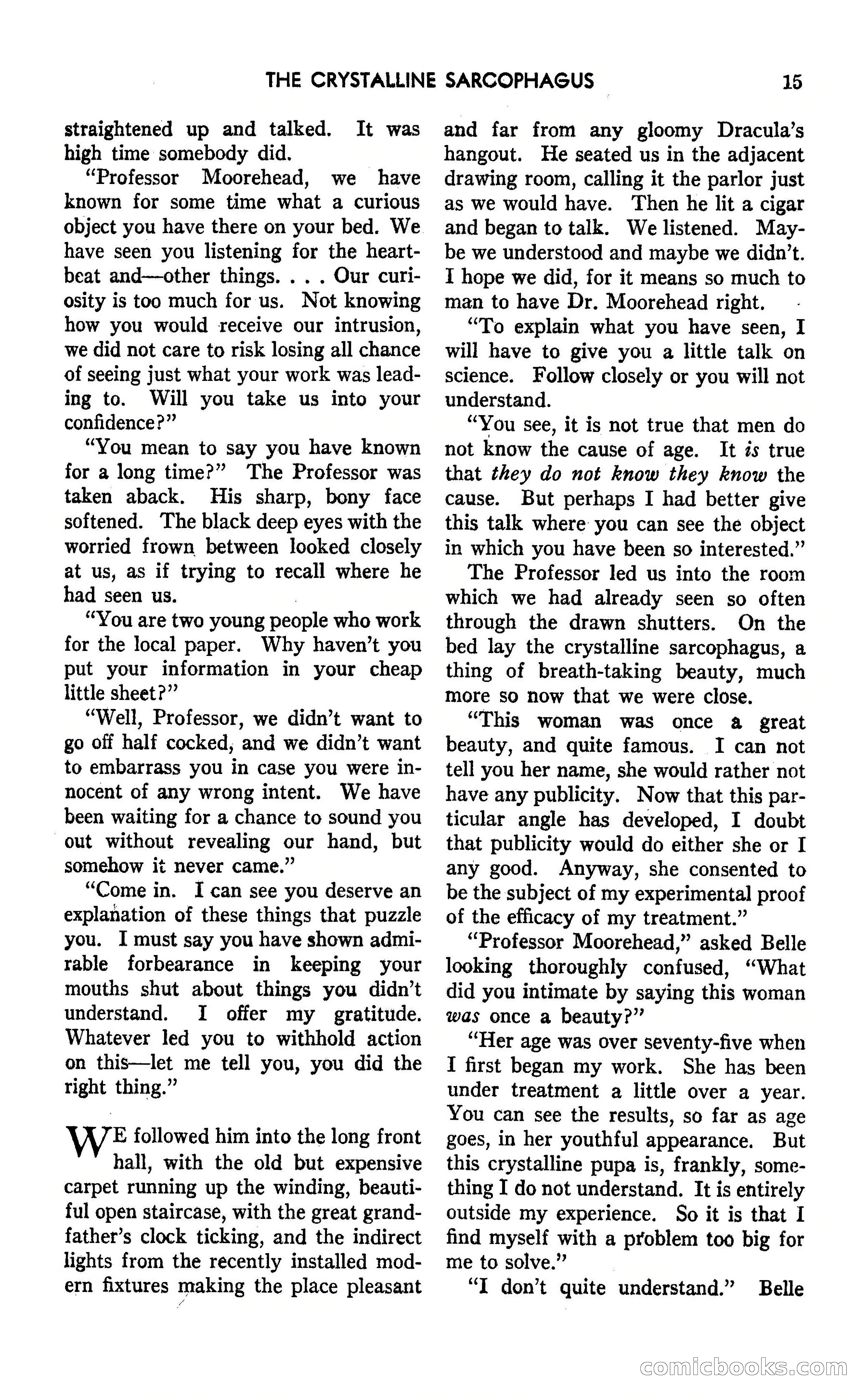 Amazing Stories, May 1947 — page 15 of 180