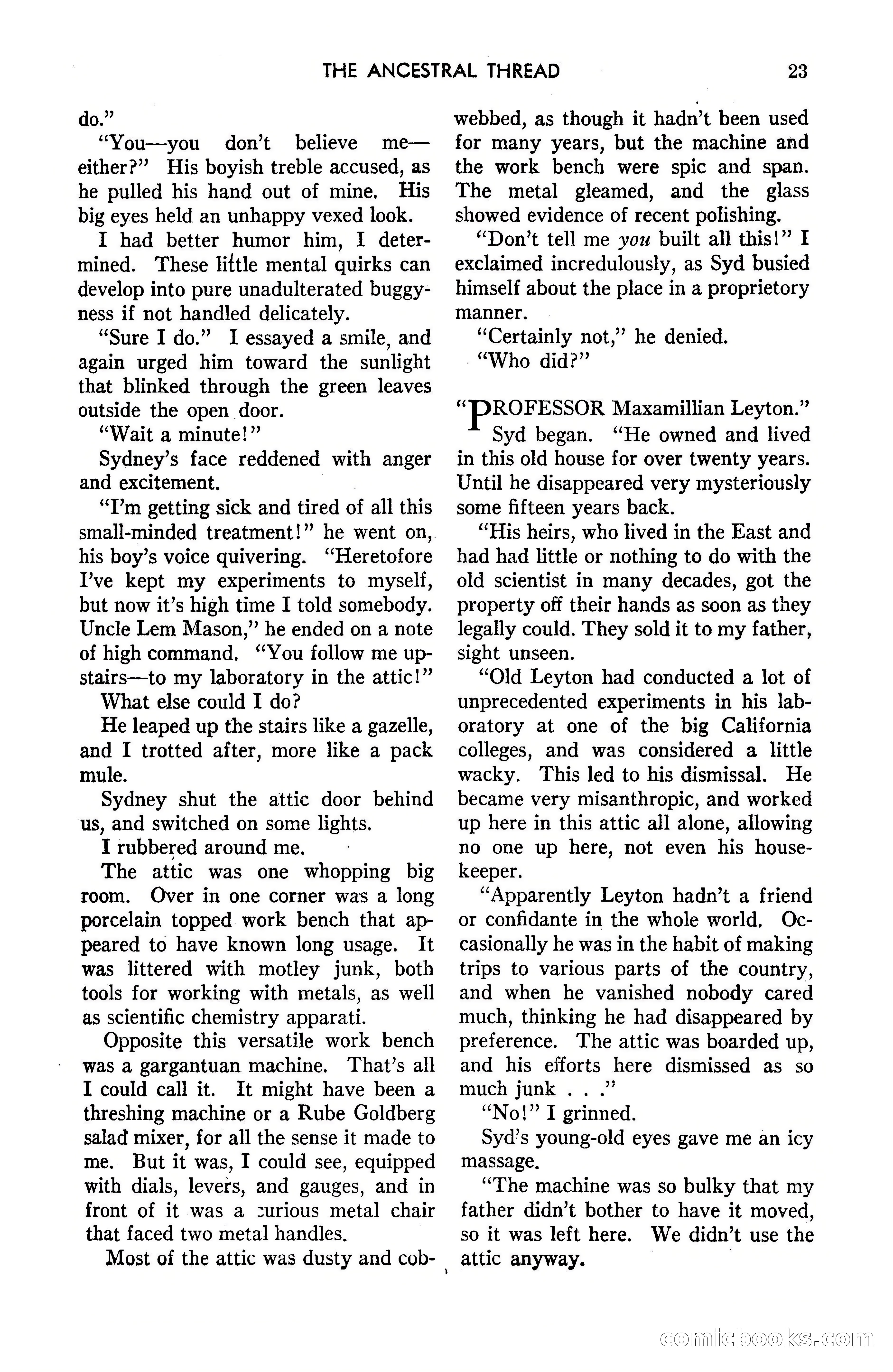 Amazing Stories, May 1947 — page 23 of 180