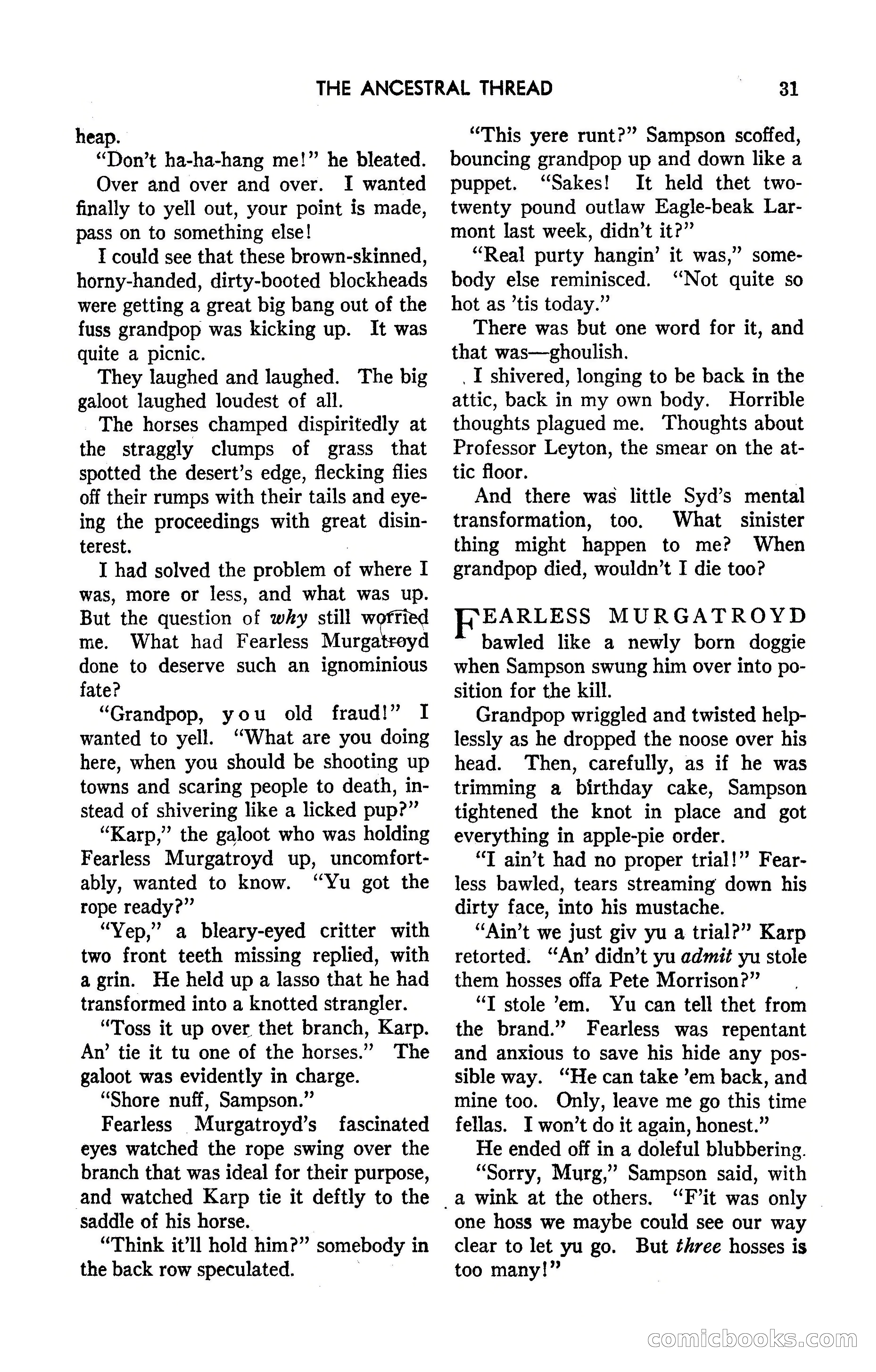 Amazing Stories, May 1947 — page 31 of 180