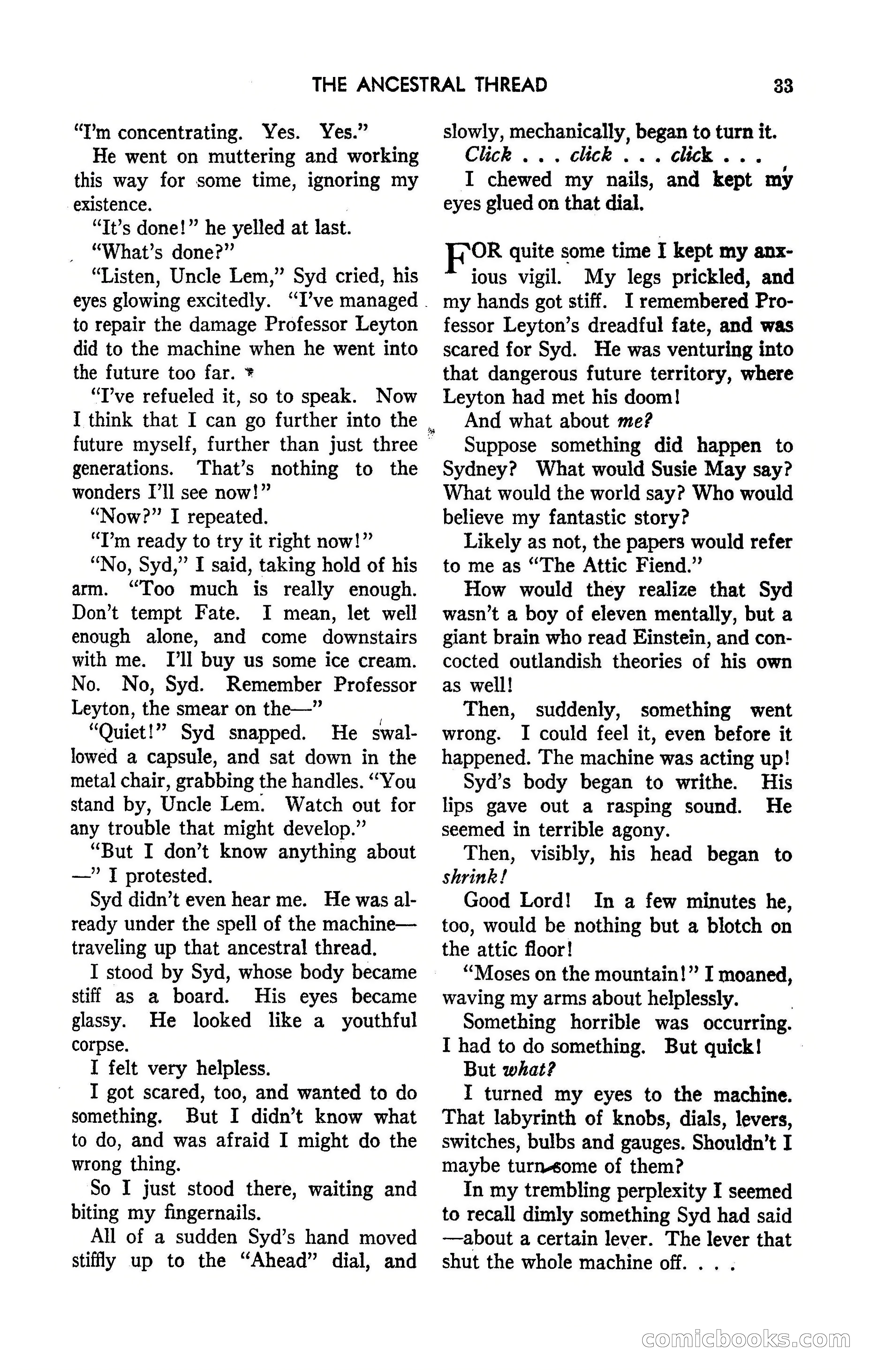 Amazing Stories, May 1947 — page 33 of 180