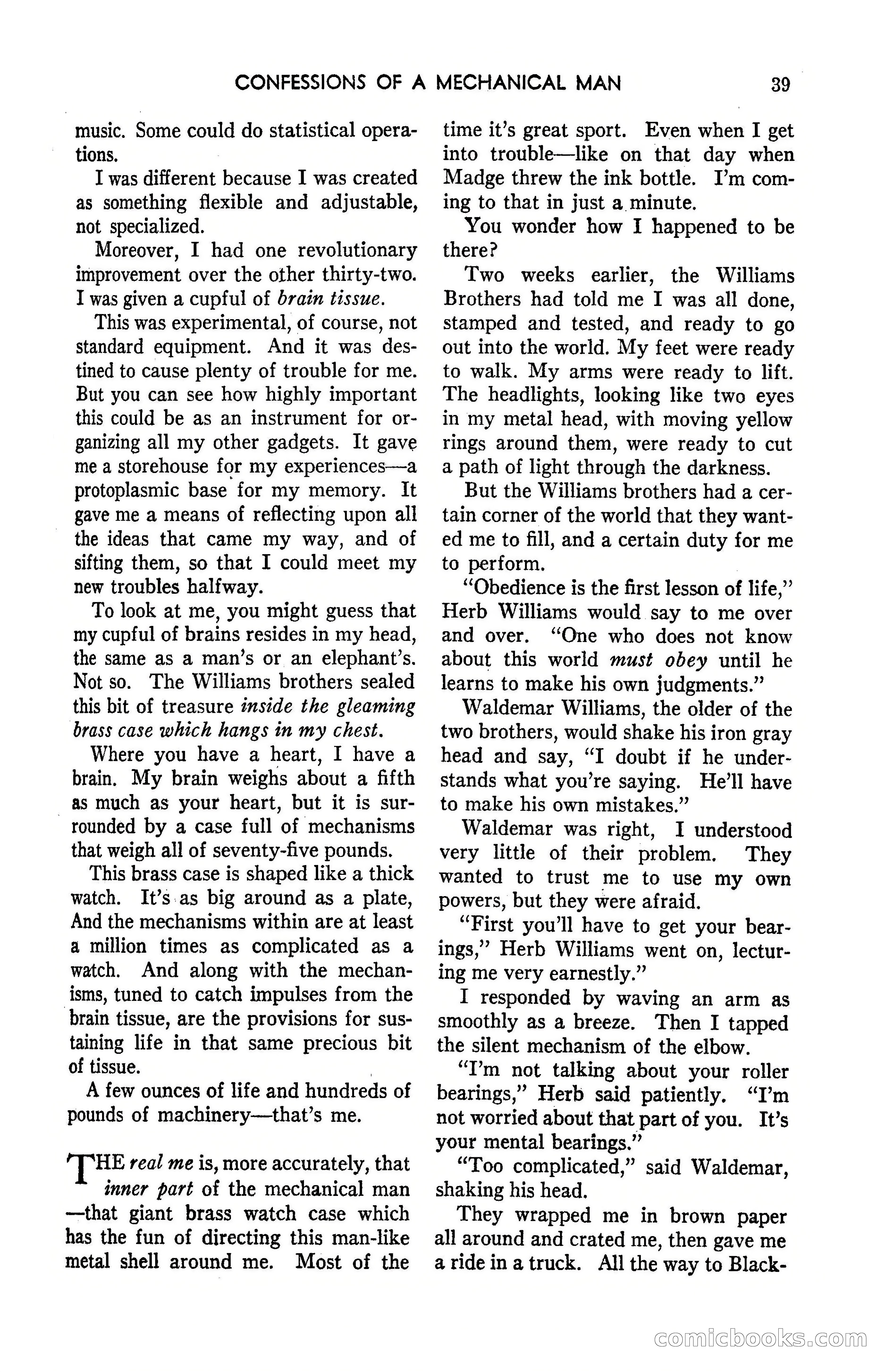 Amazing Stories, May 1947 — page 39 of 180