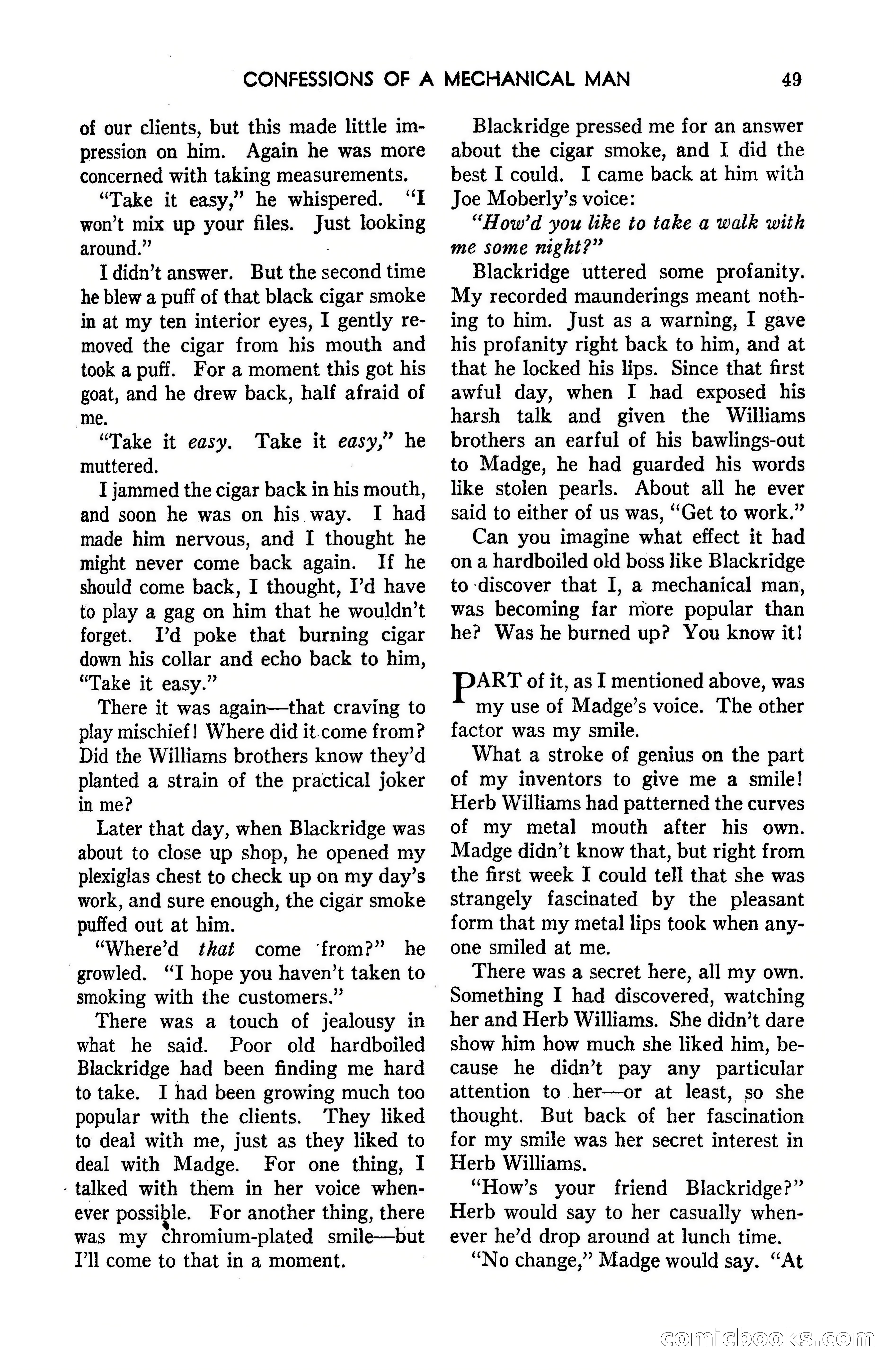 Amazing Stories, May 1947 — page 49 of 180