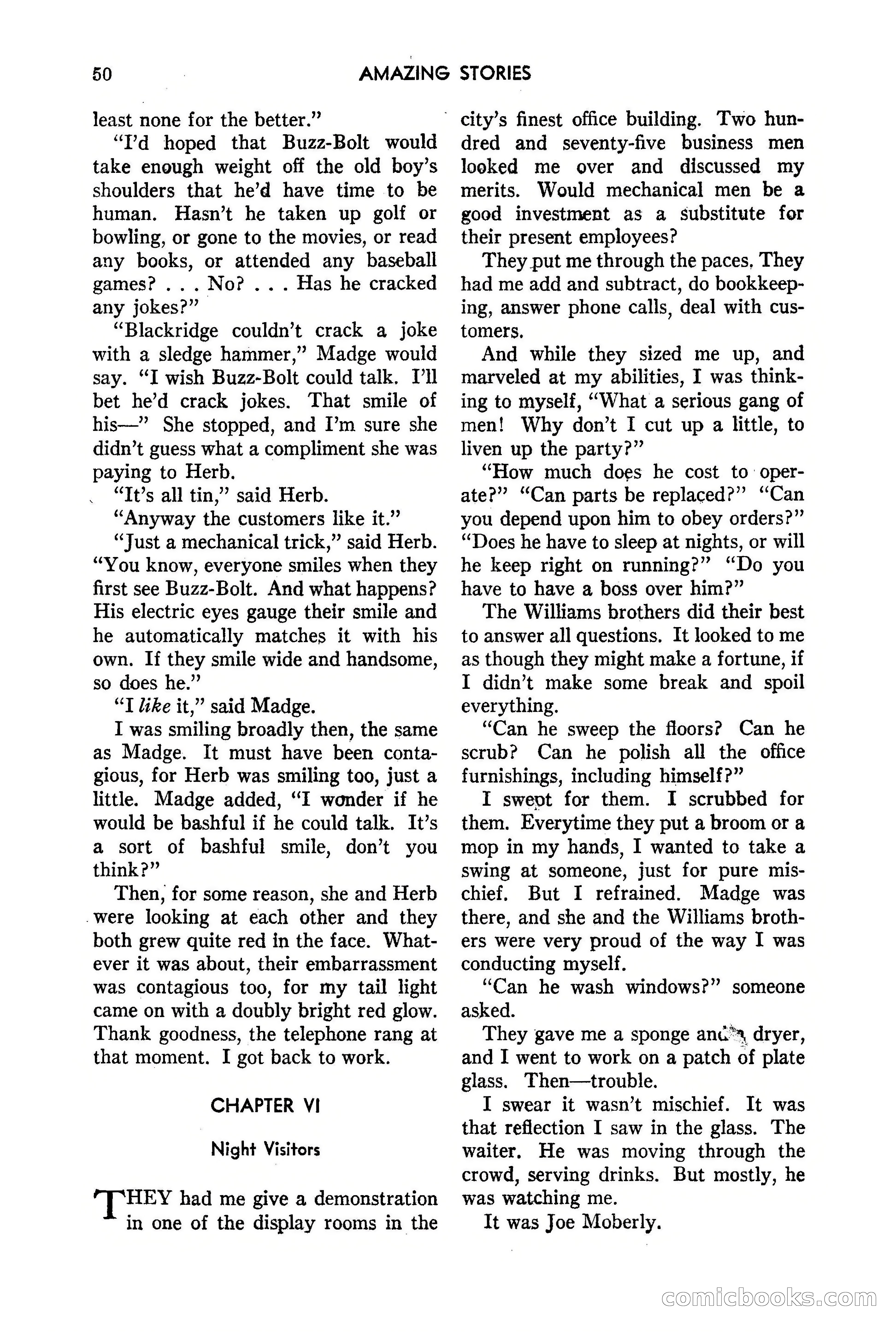 Amazing Stories, May 1947 — page 50 of 180