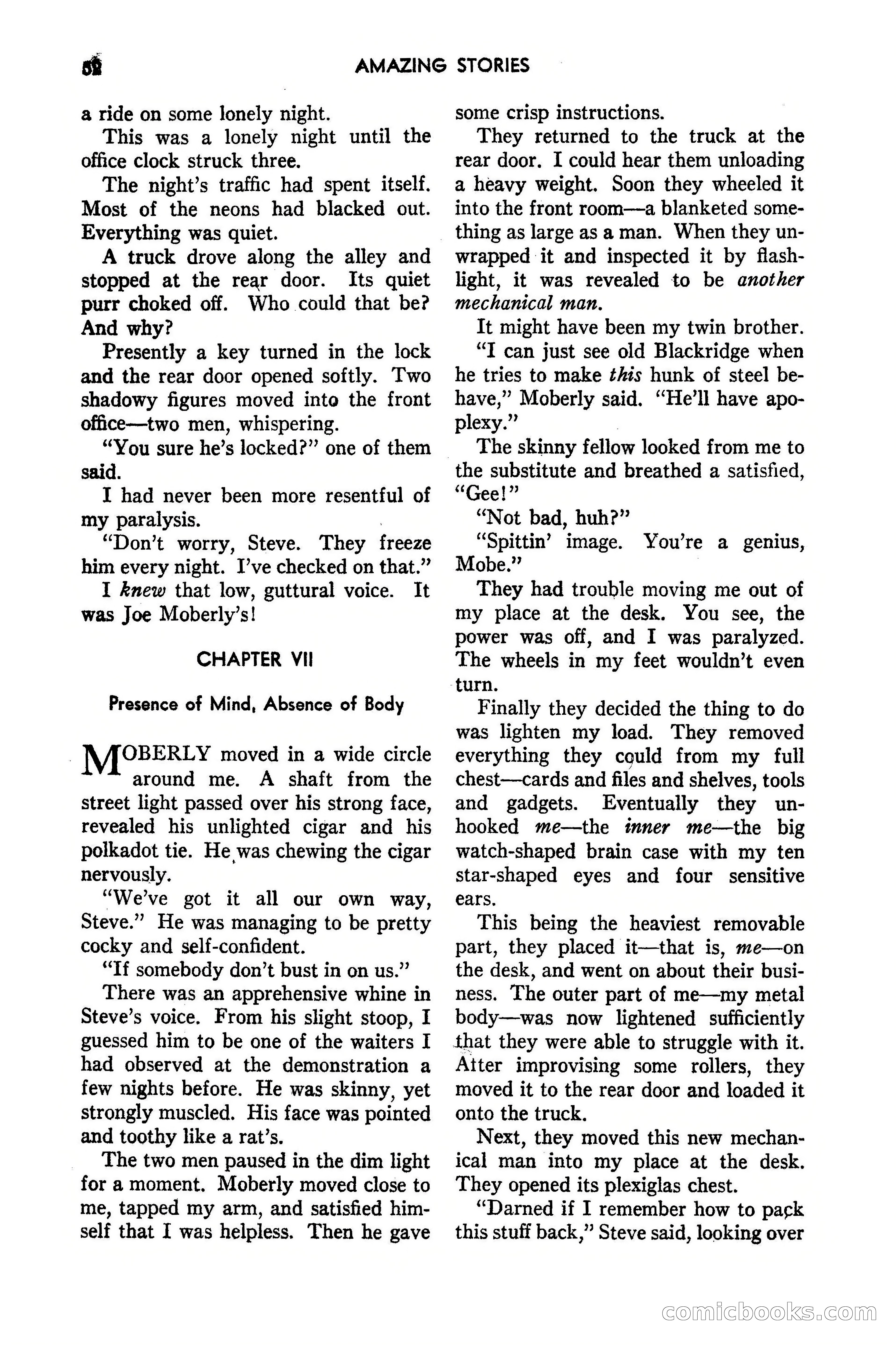 Amazing Stories, May 1947 — page 52 of 180