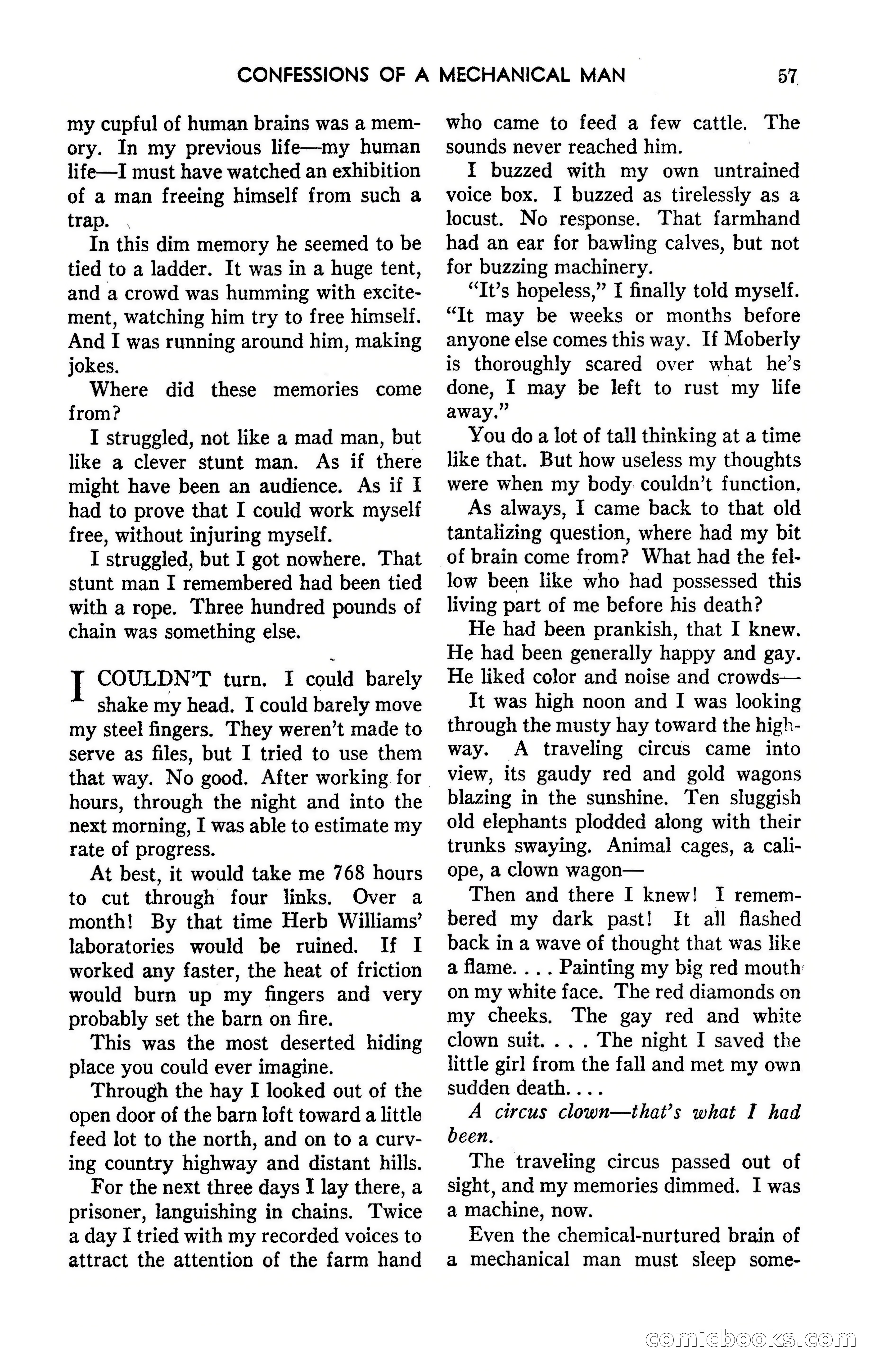 Amazing Stories, May 1947 — page 57 of 180