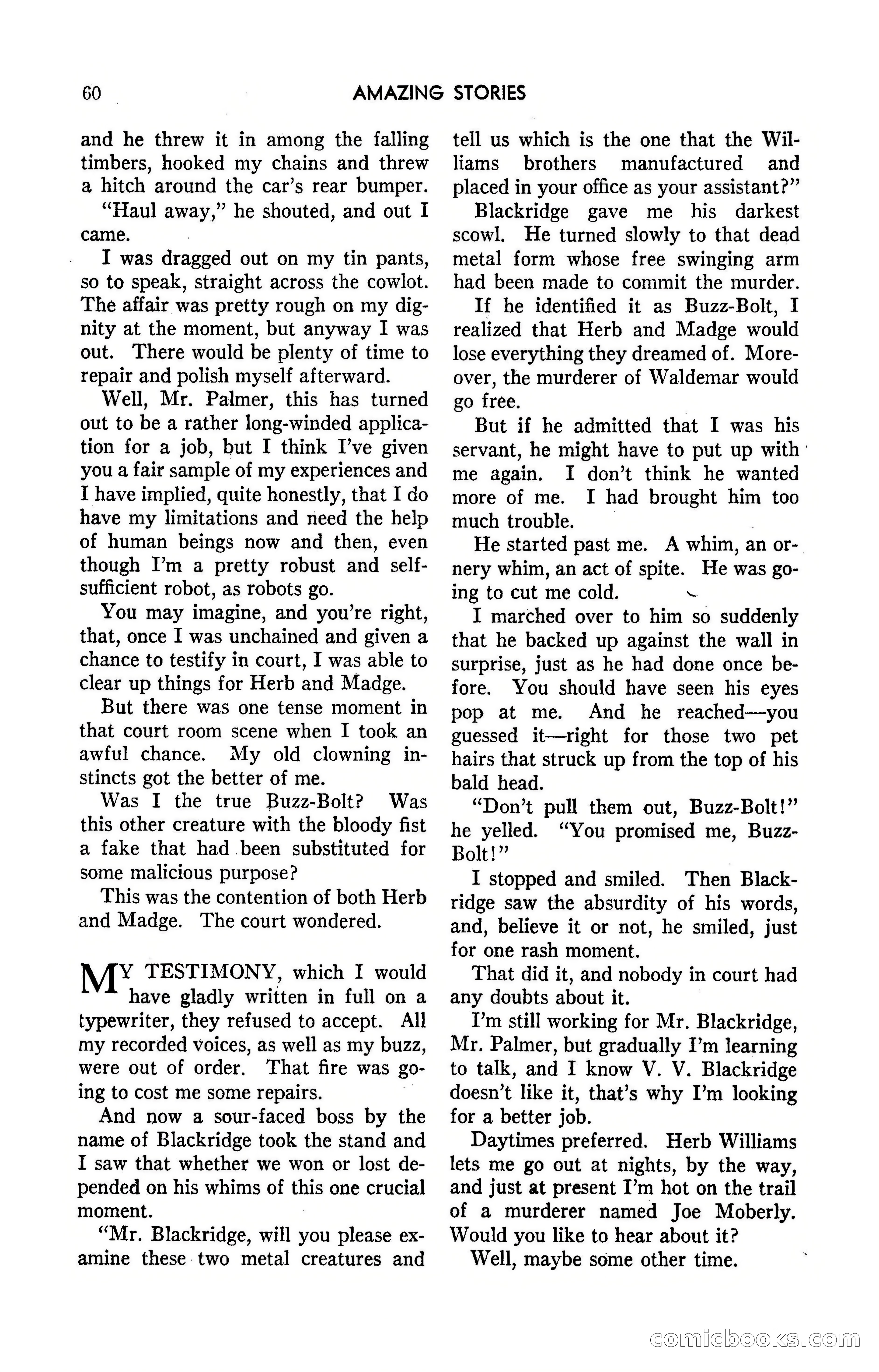 Amazing Stories, May 1947 — page 60 of 180