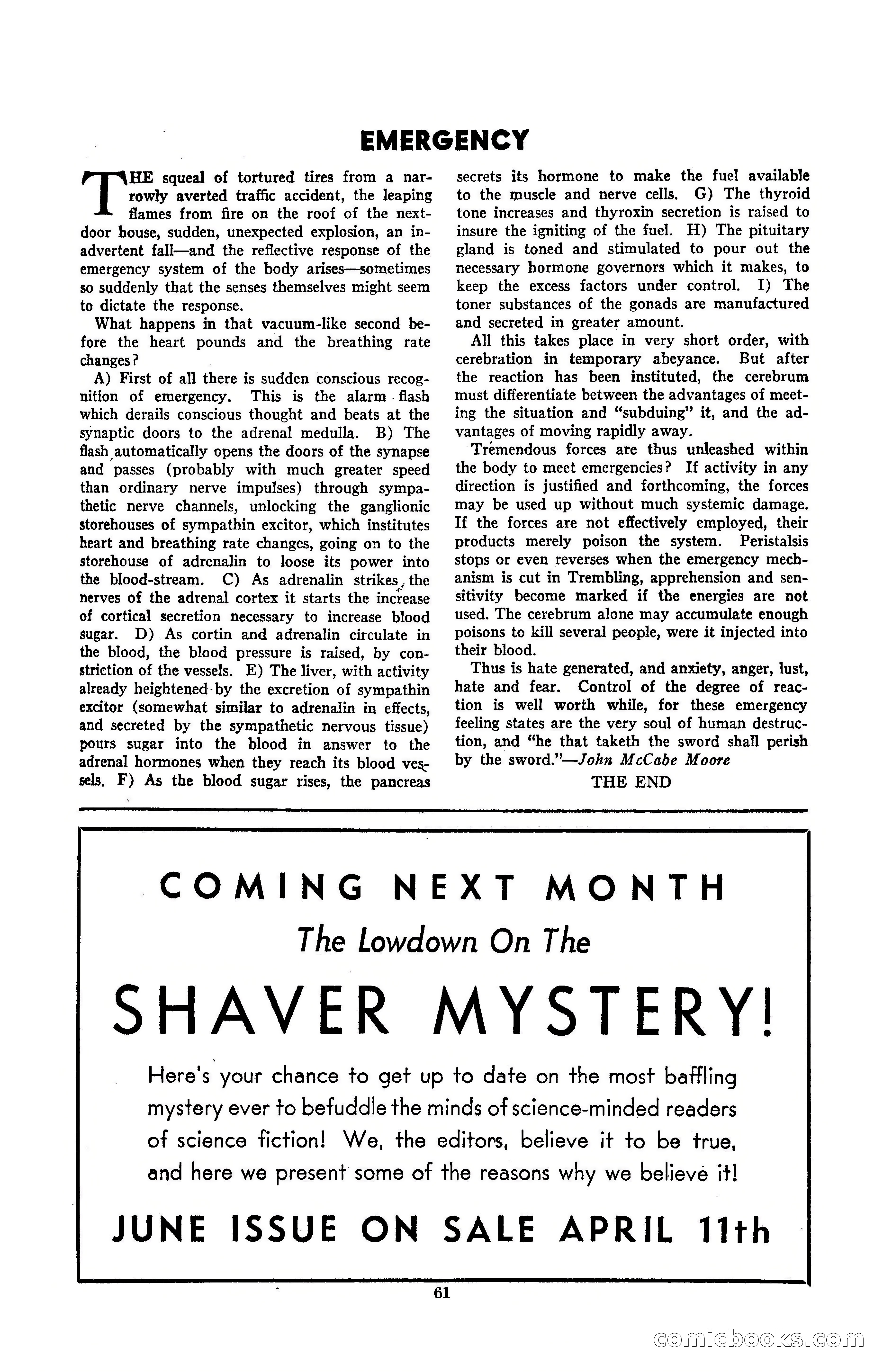 Amazing Stories, May 1947 — page 61 of 180