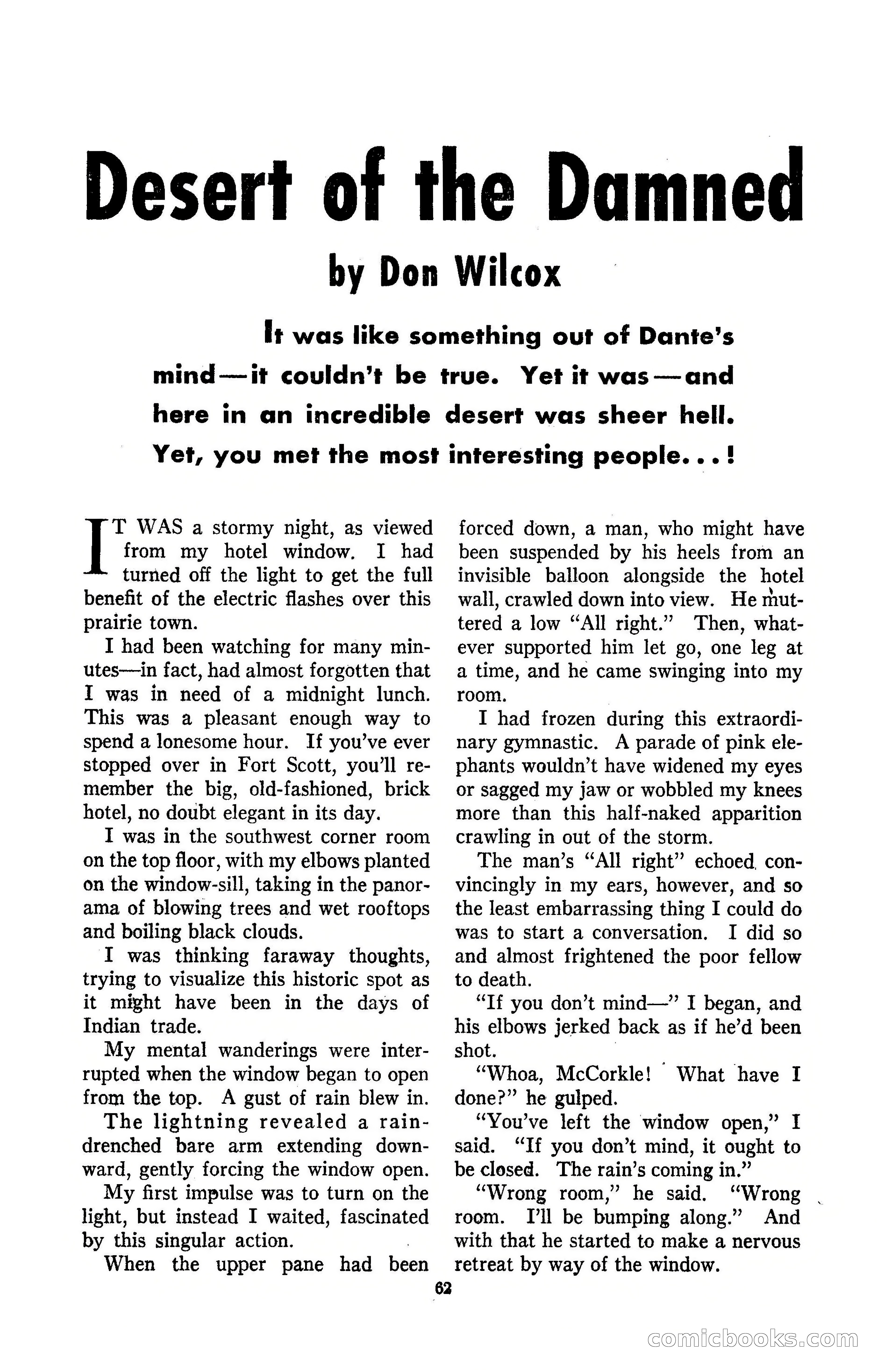Amazing Stories, May 1947 — page 62 of 180