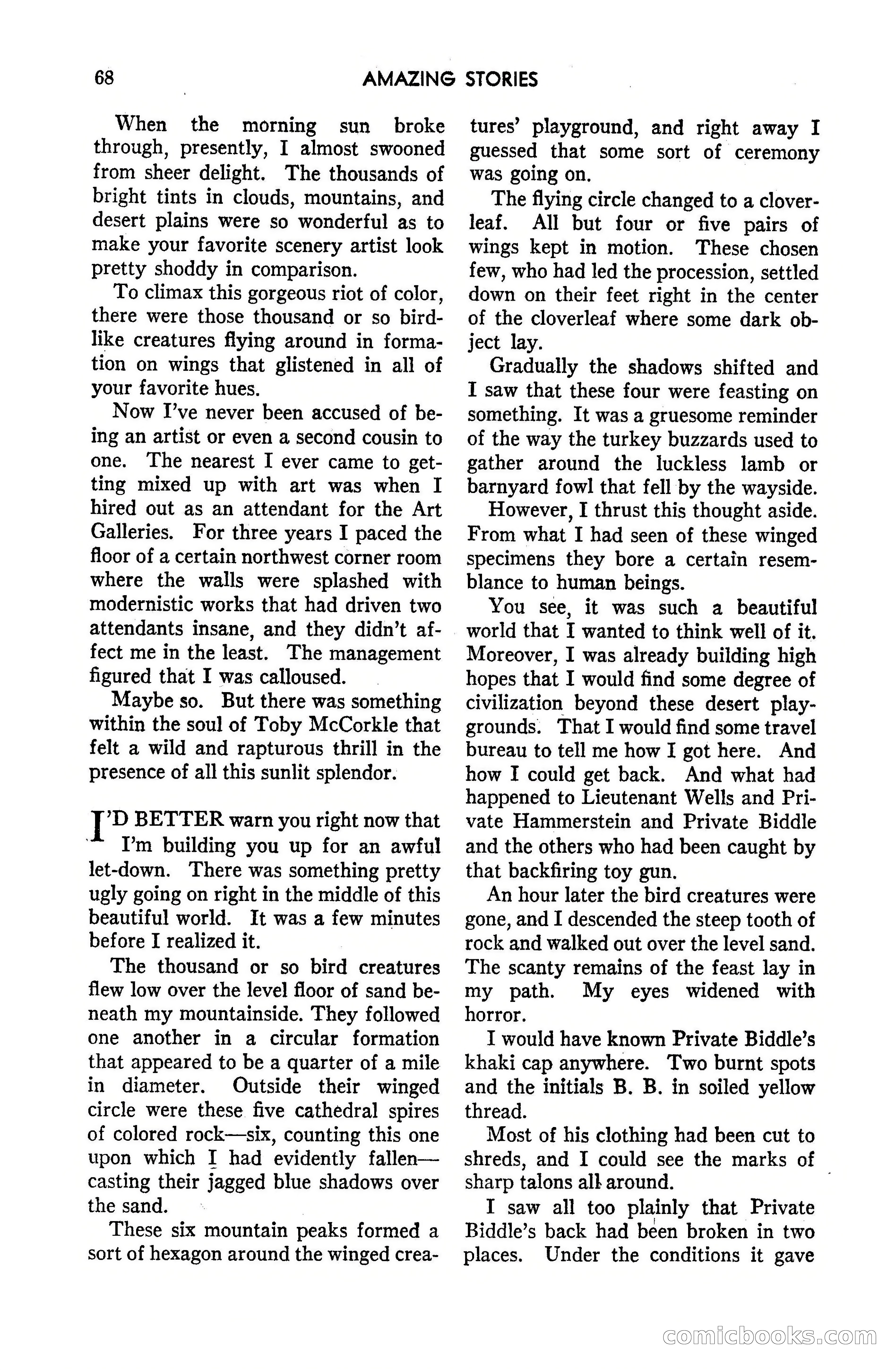 Amazing Stories, May 1947 — page 68 of 180