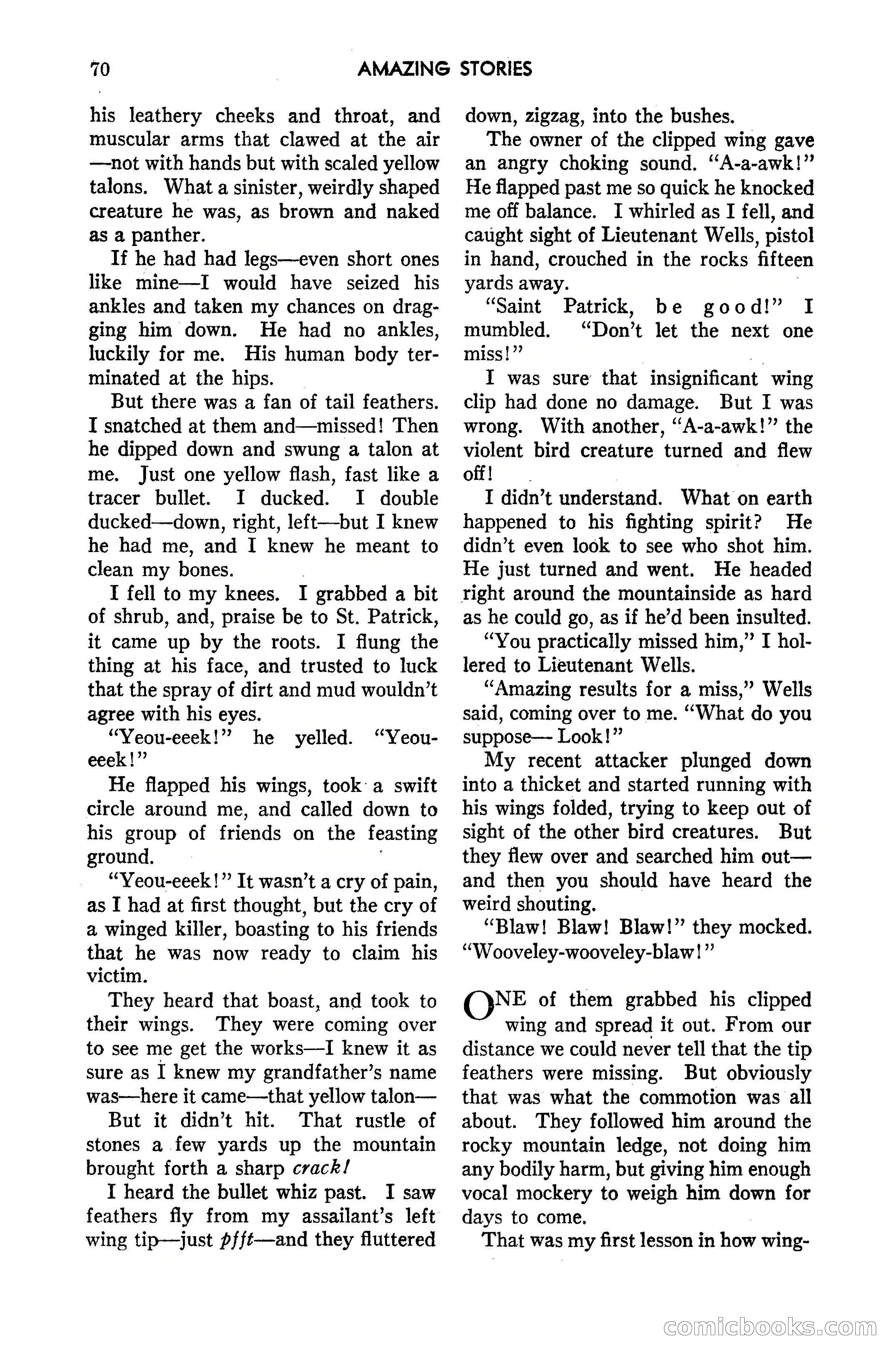 Amazing Stories, May 1947 — page 70 of 180