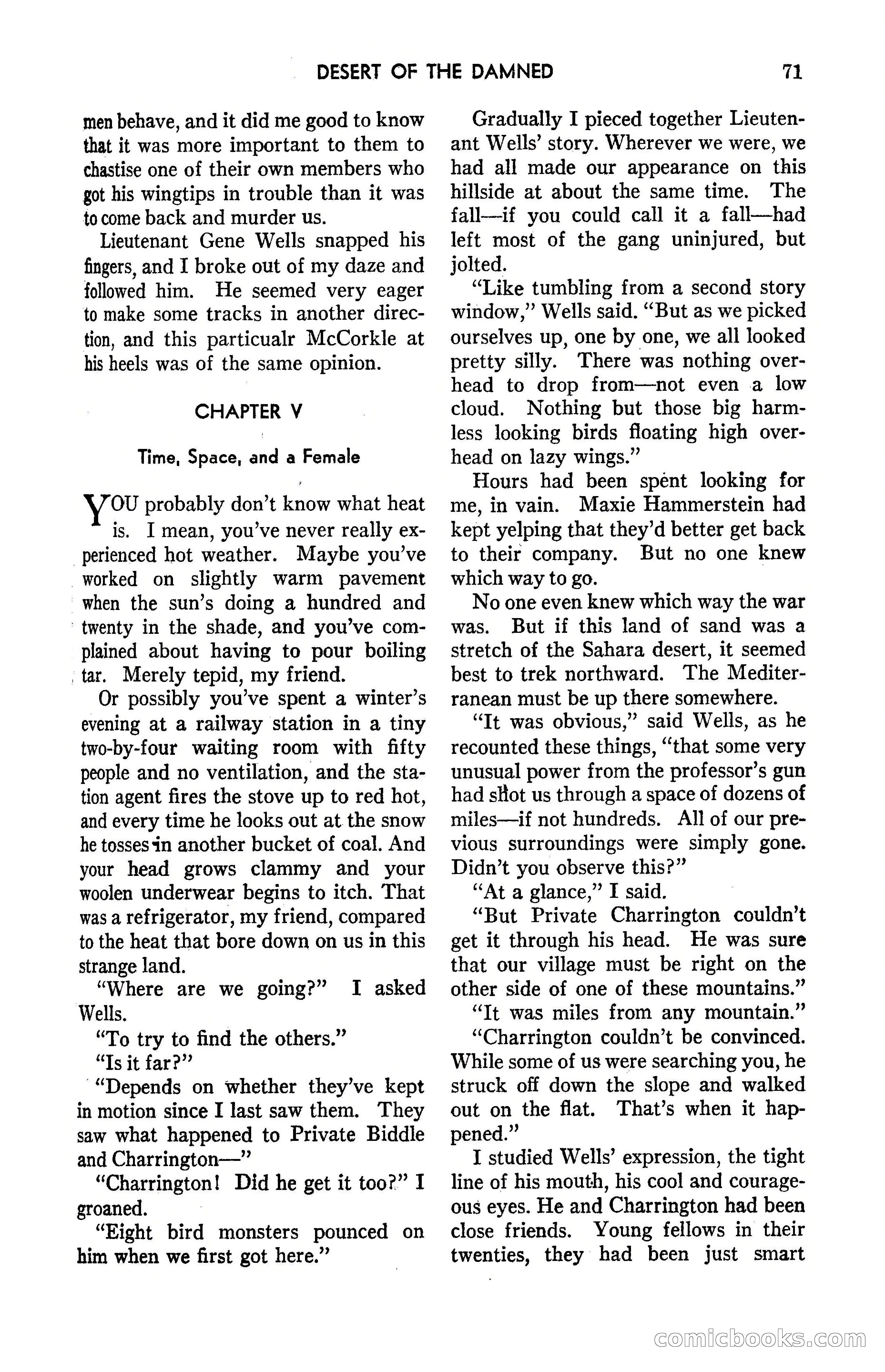 Amazing Stories, May 1947 — page 71 of 180