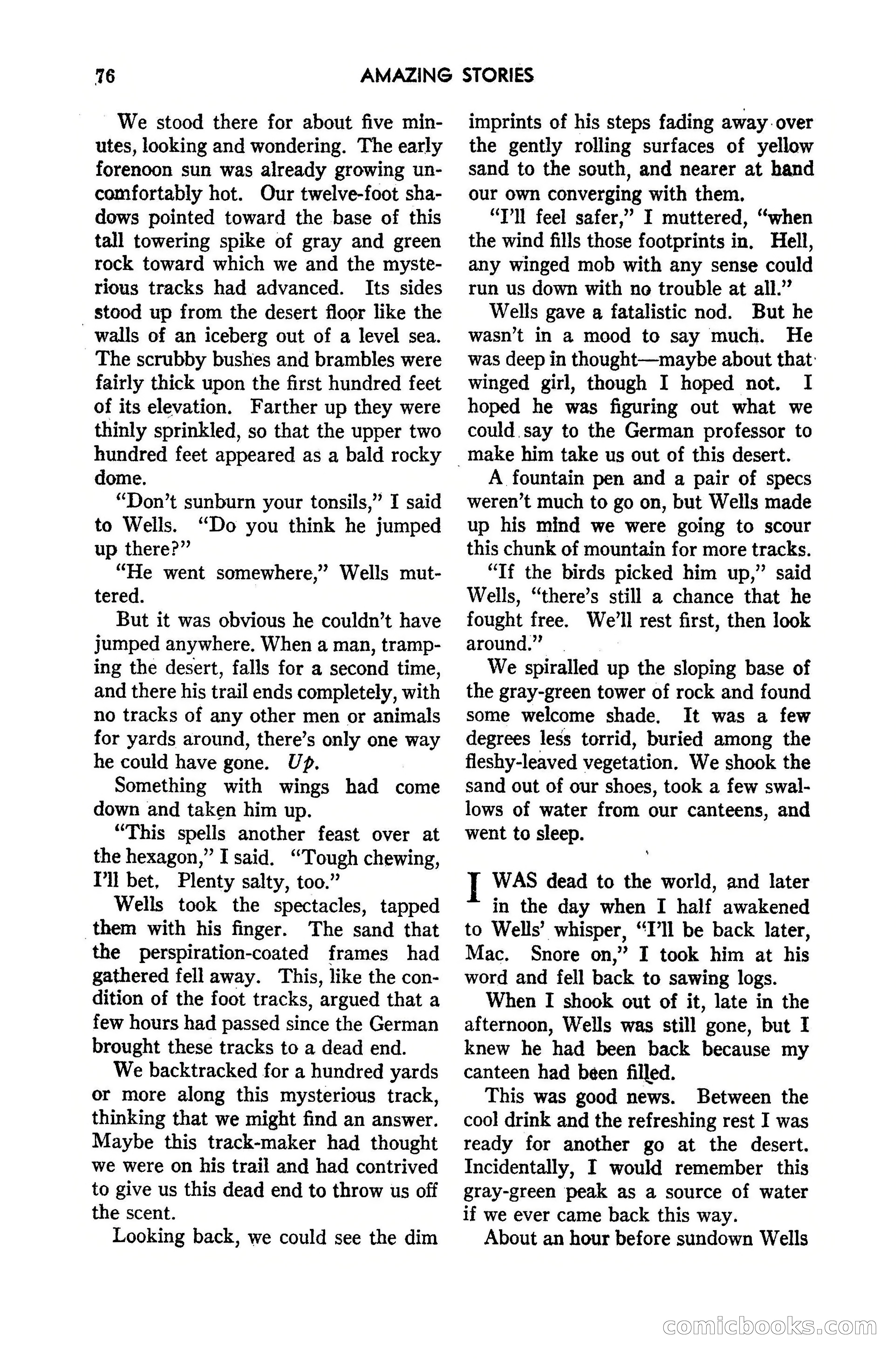 Amazing Stories, May 1947 — page 76 of 180