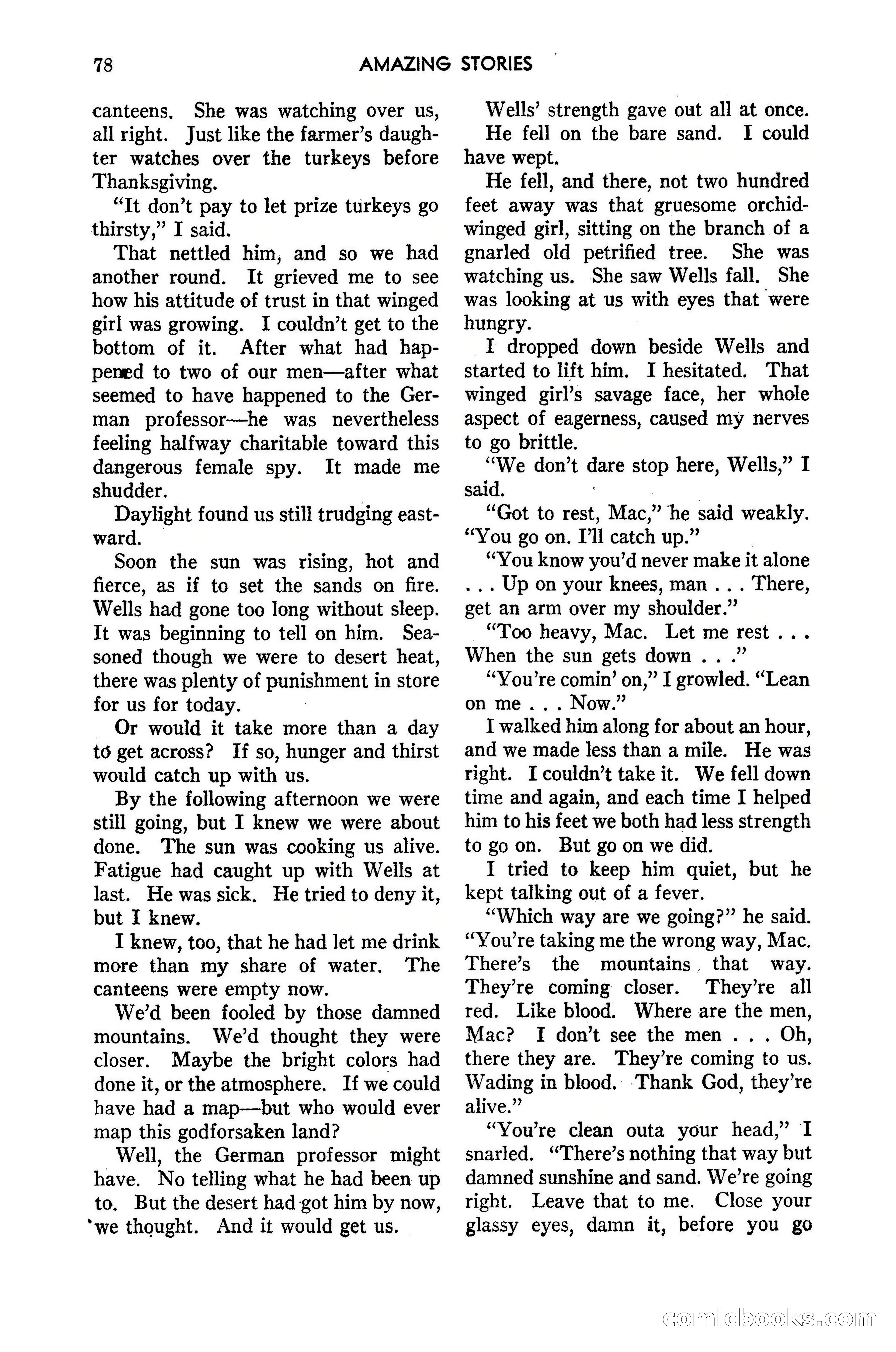 Amazing Stories, May 1947 — page 78 of 180