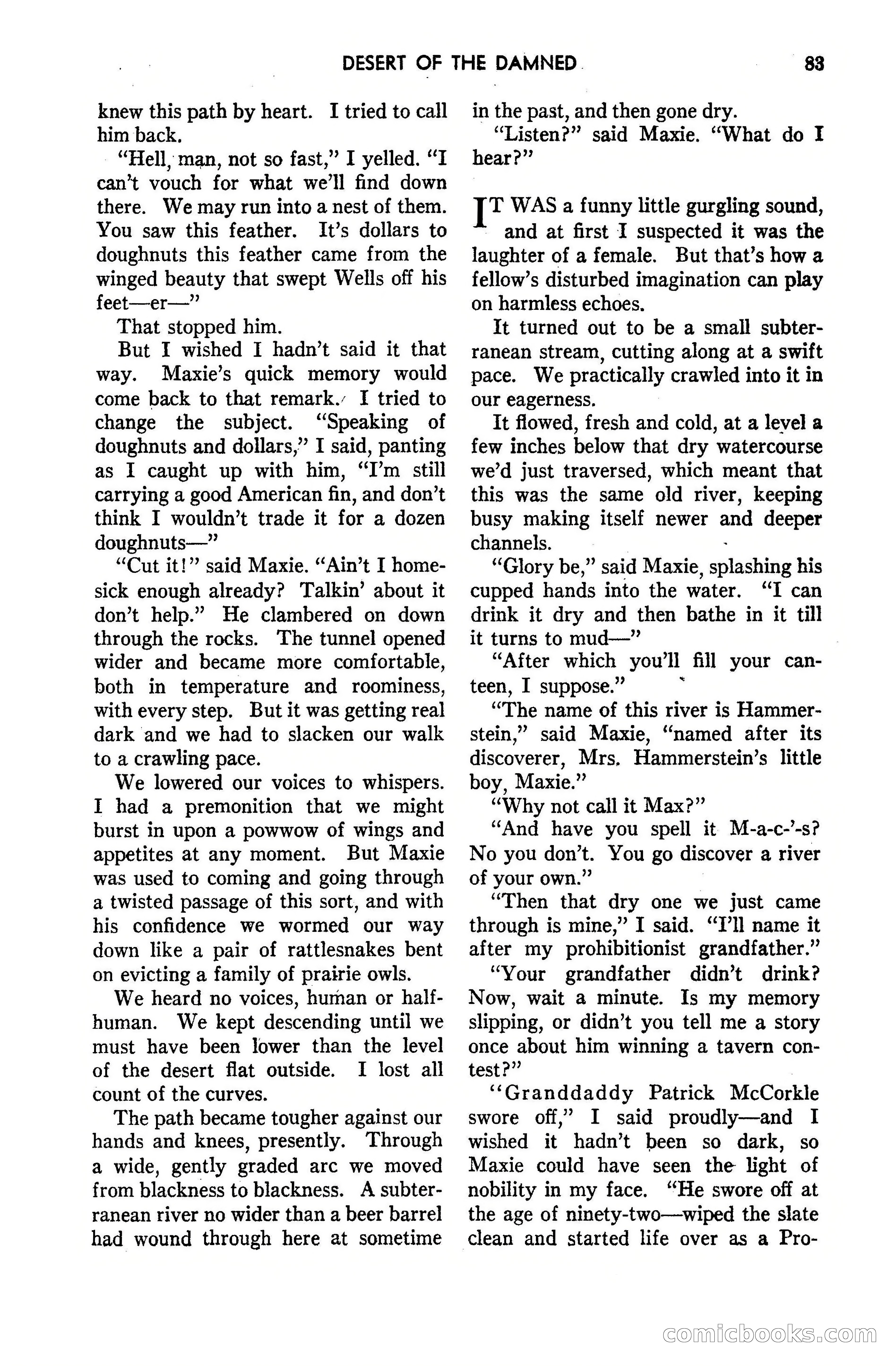 Amazing Stories, May 1947 — page 83 of 180