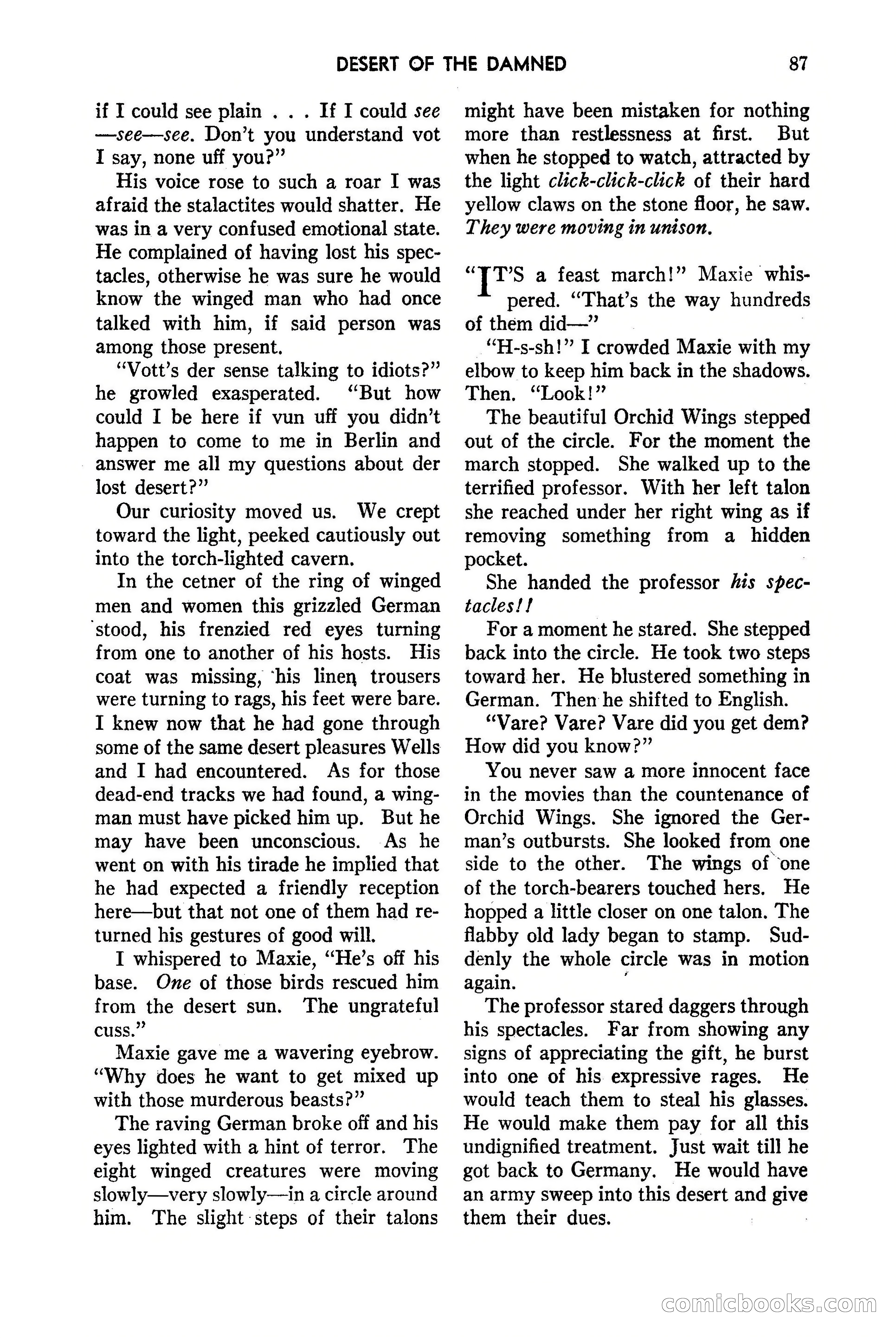 Amazing Stories, May 1947 — page 87 of 180