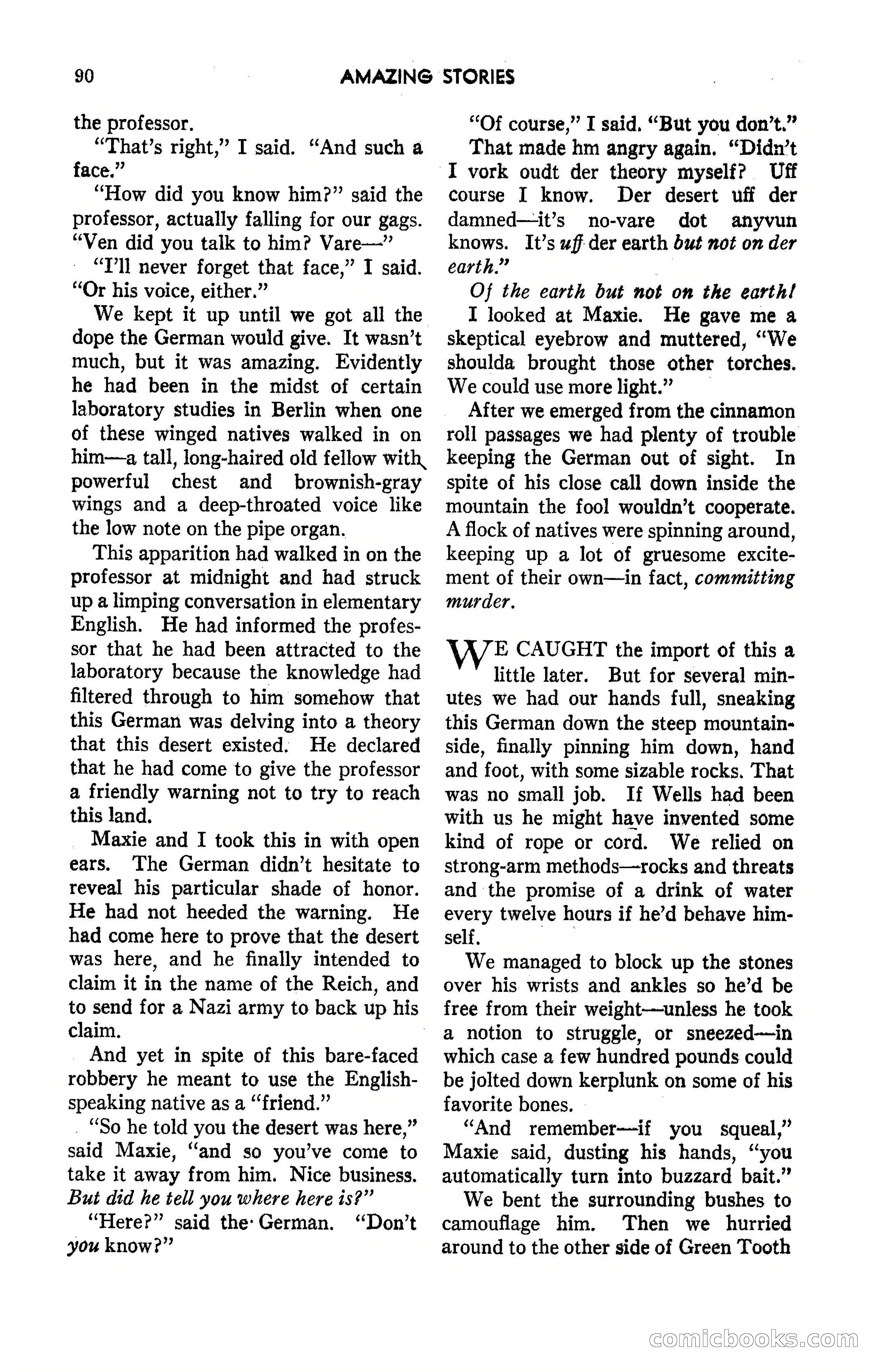 Amazing Stories, May 1947 — page 90 of 180