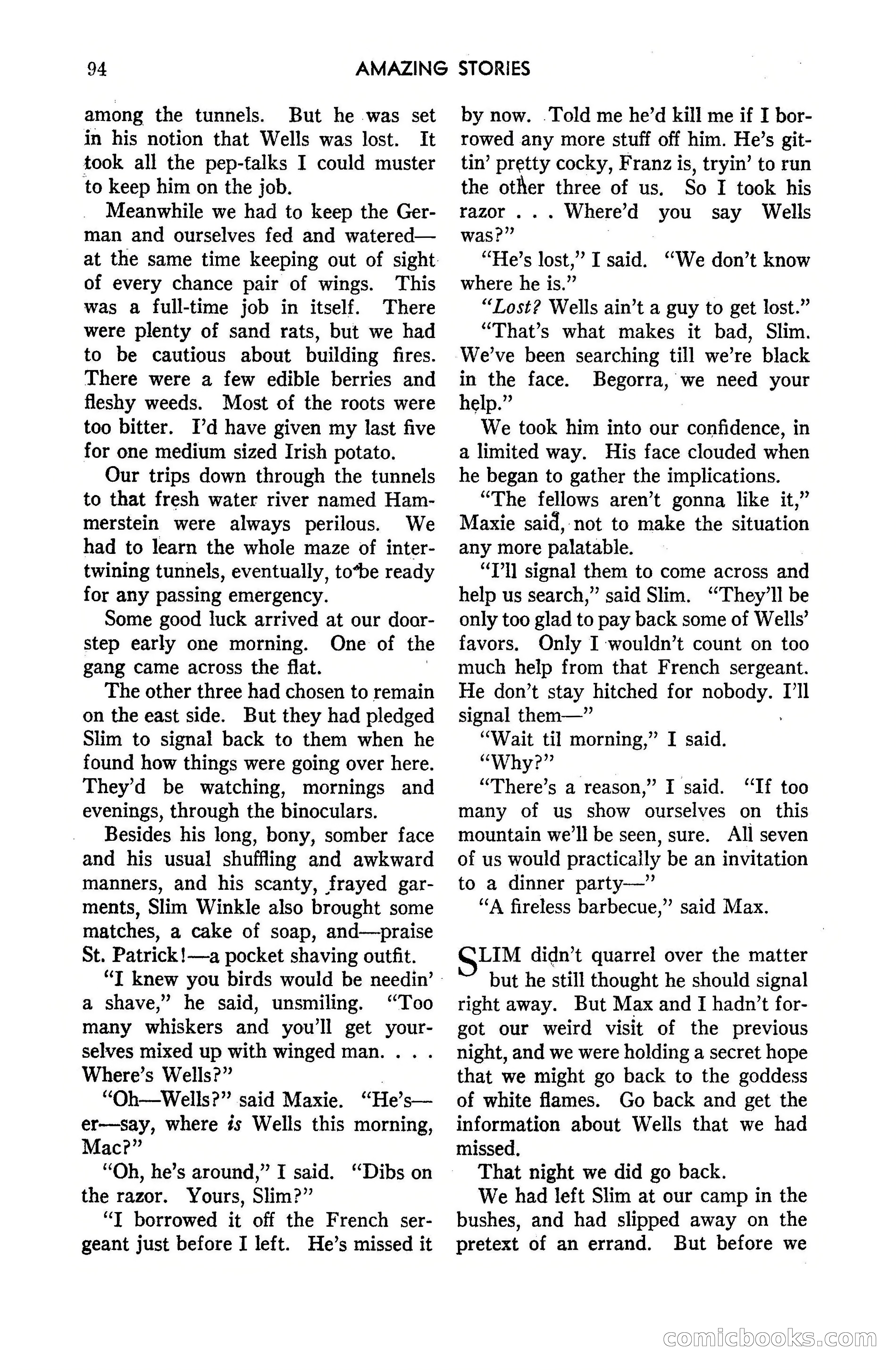 Amazing Stories, May 1947 — page 94 of 180
