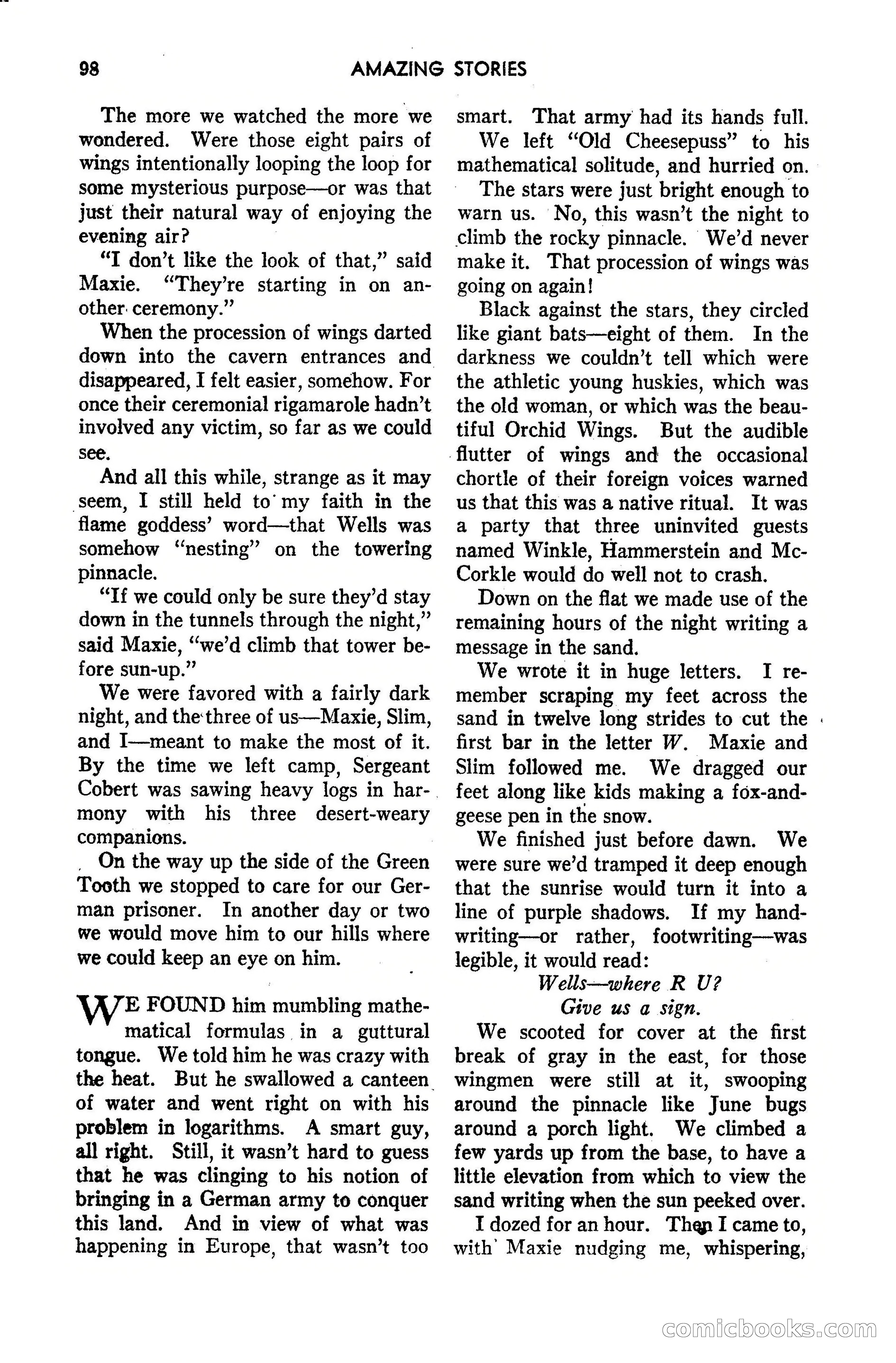 Amazing Stories, May 1947 — page 98 of 180