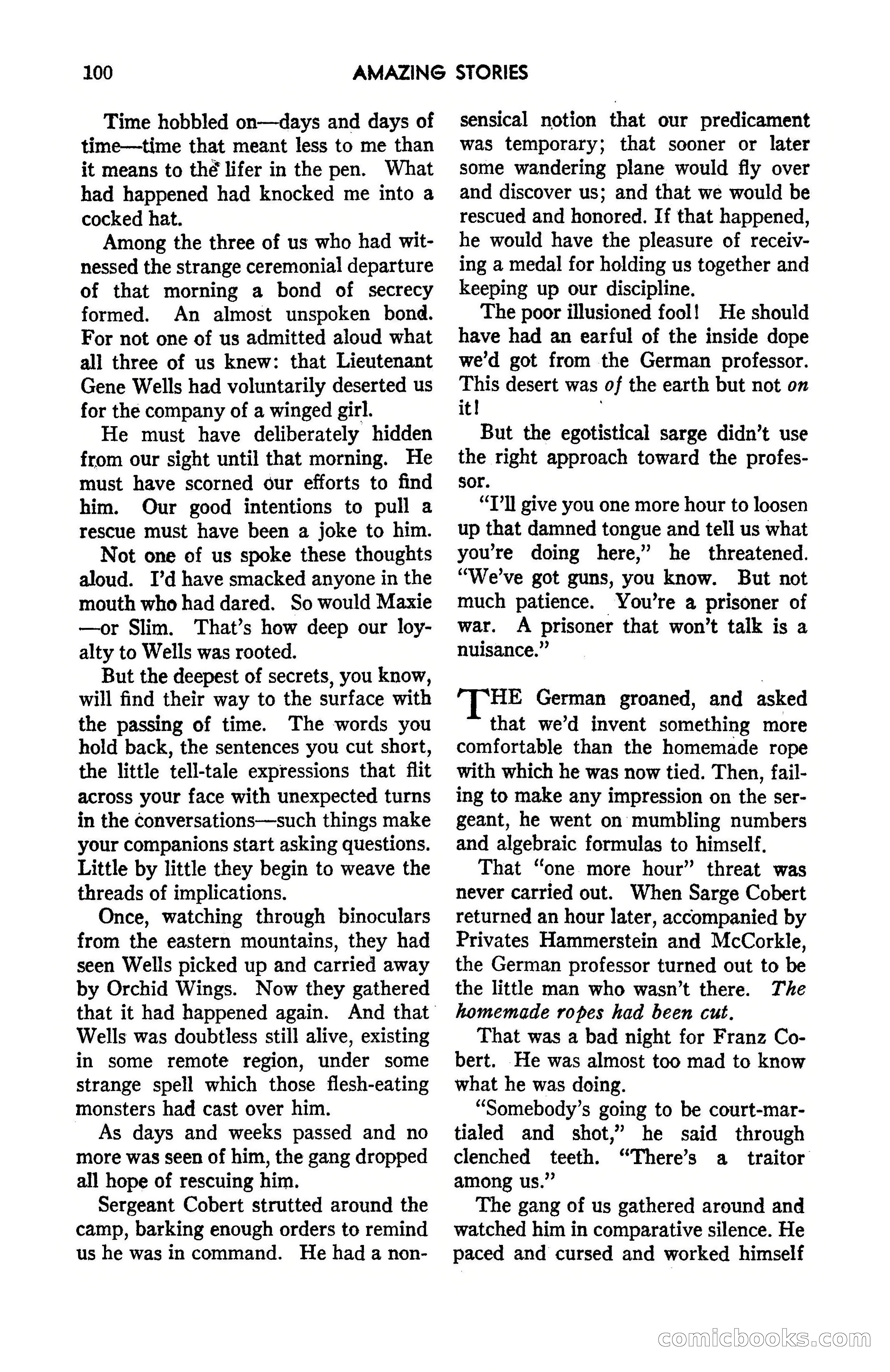 Amazing Stories, May 1947 — page 100 of 180
